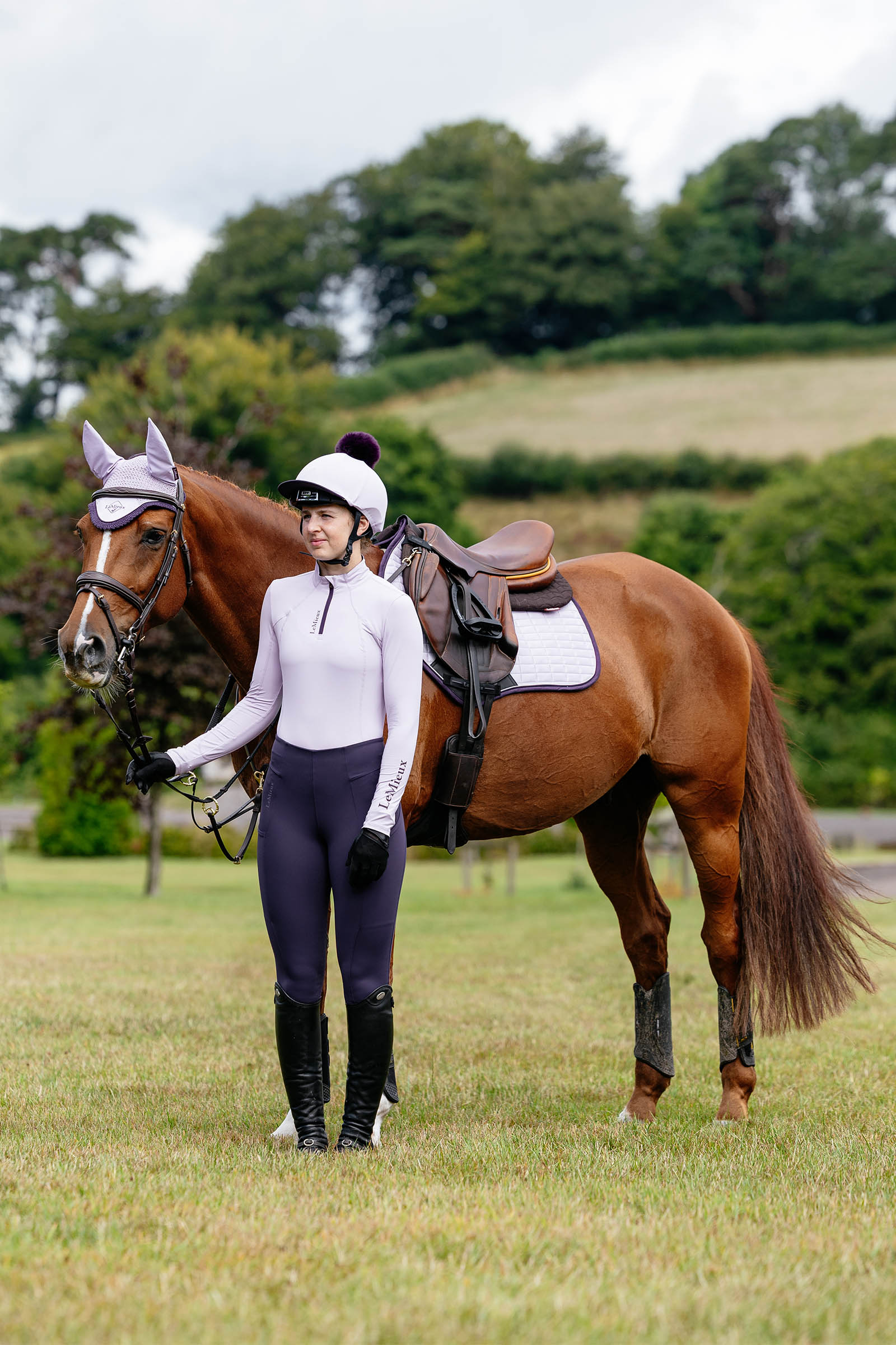 LeMieux Suede Square CC Springschabracke