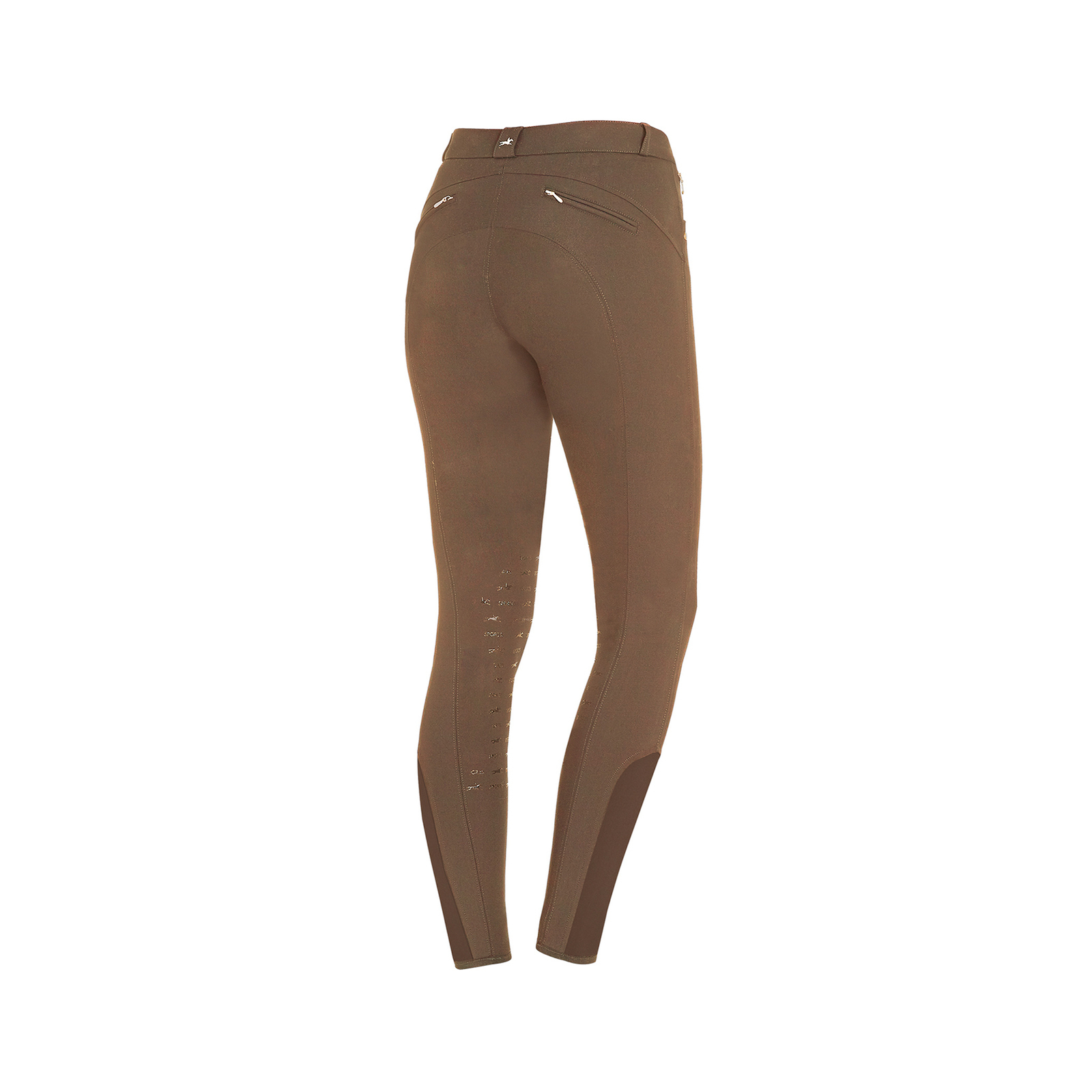 Plaza Taupe light brown Schockemöhle Sports Loretta Damen Reithose mit Kniebesatz