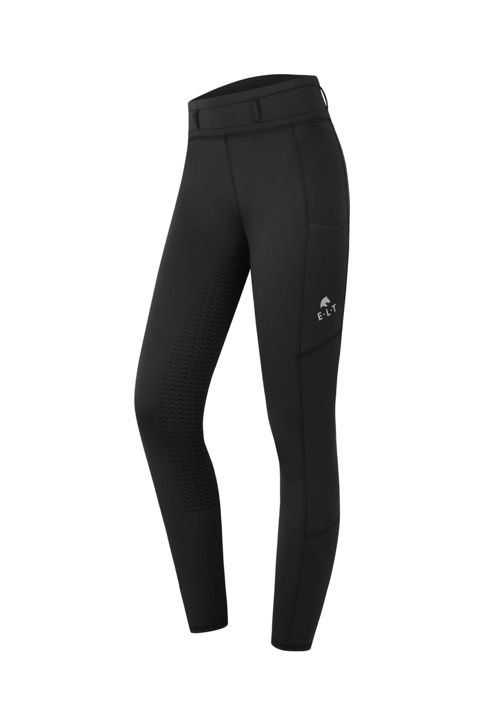 Black ELT Ella Kinder Thermo-Reitleggings