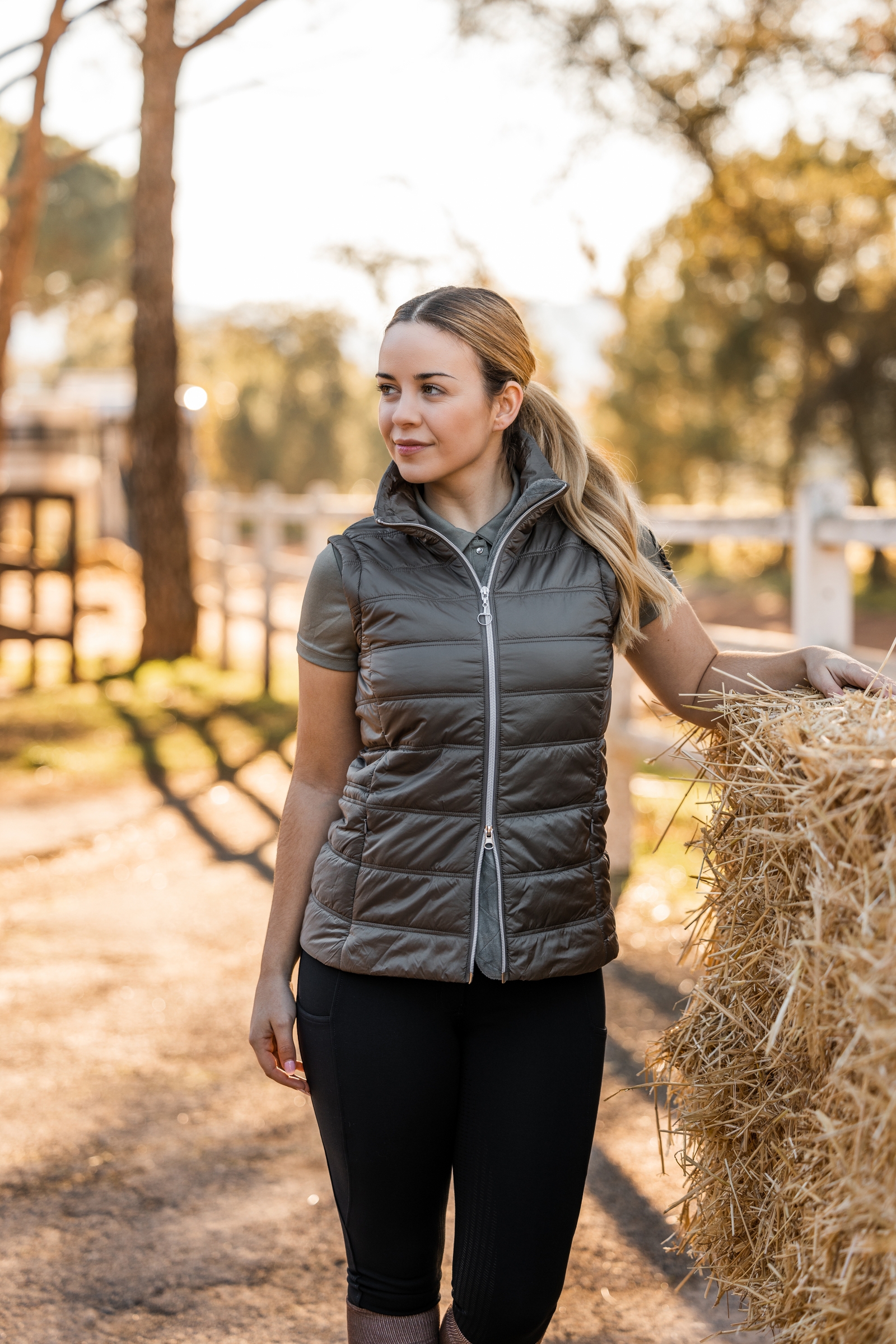 Horze Natalie Damen Reitjacke mit abnehmbaren Ärmeln