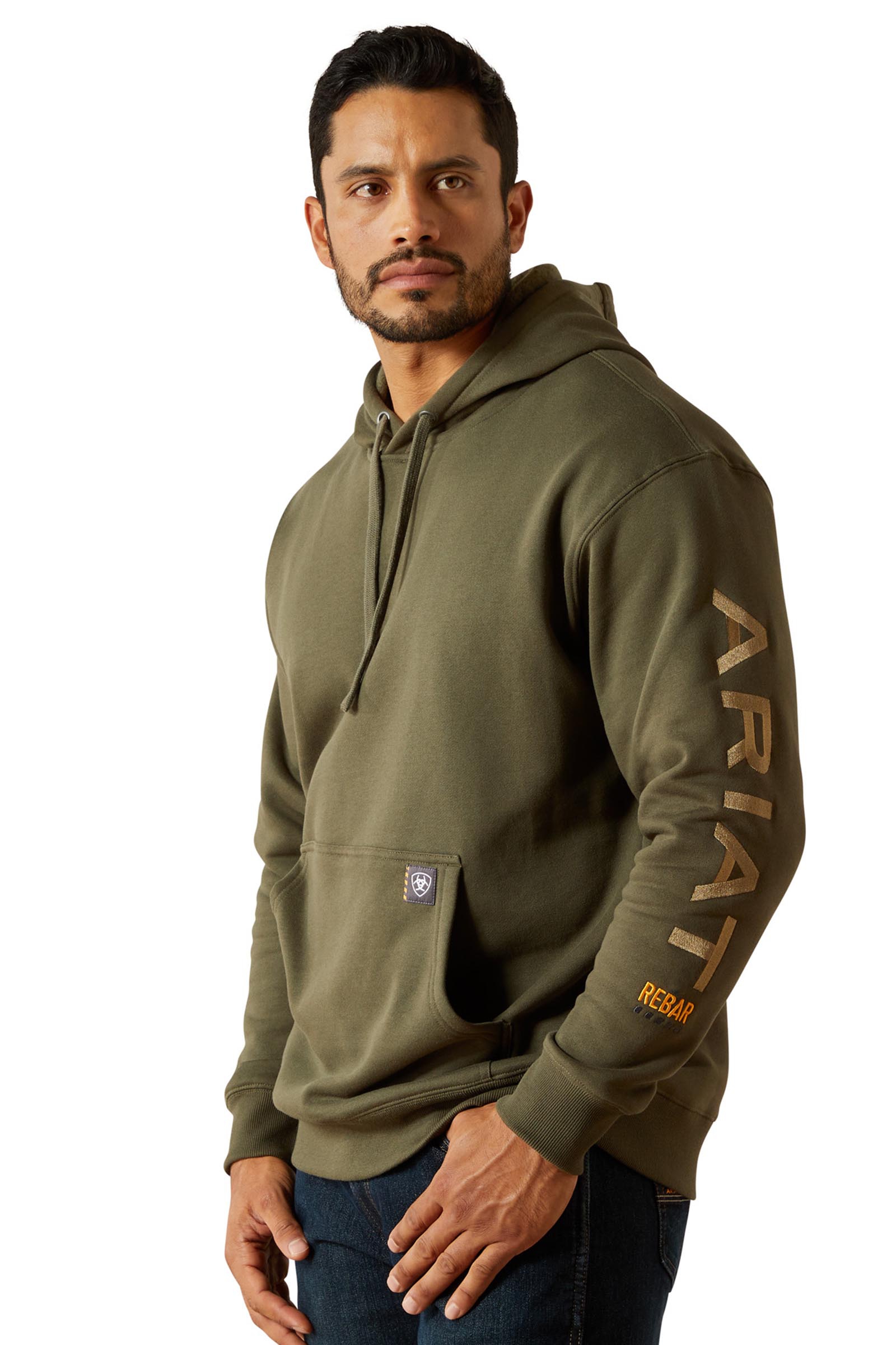 Grape Leaf/Dried Herb Ariat Rebar Herren Hoodie mit Print