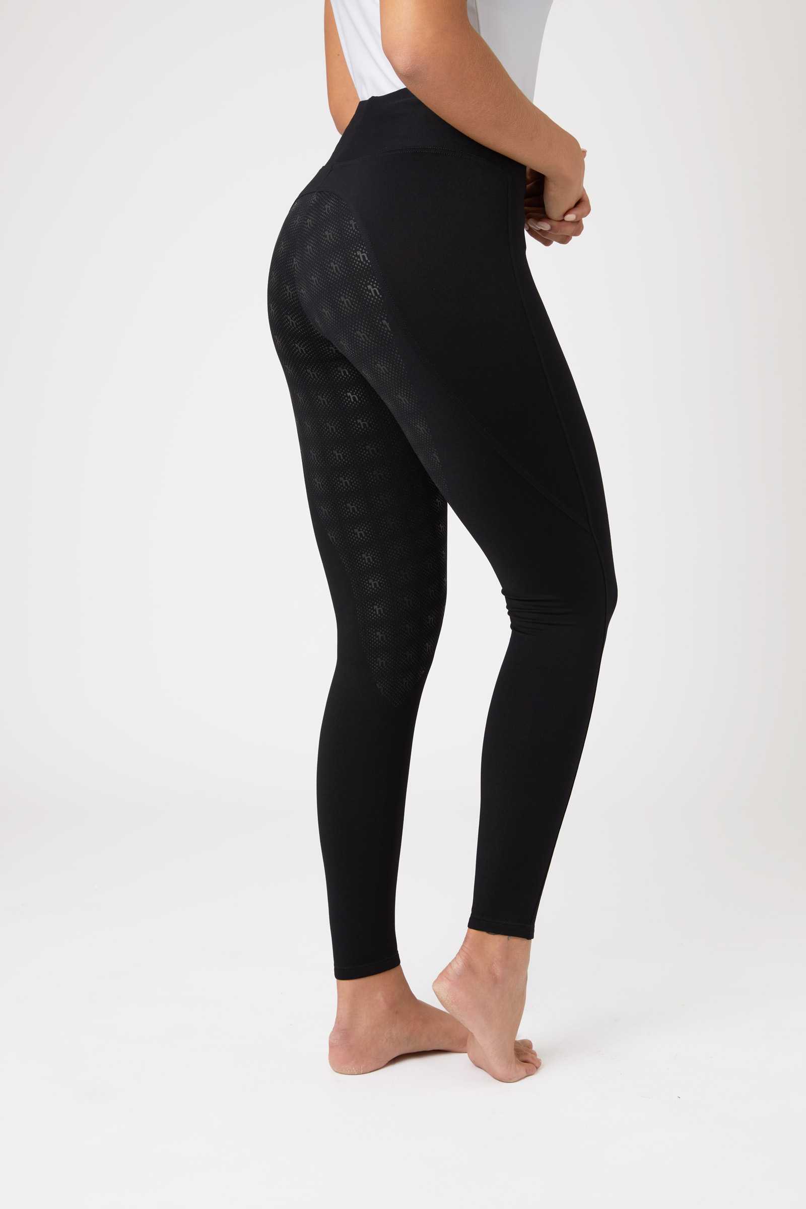Horze Juliet Hyper Flex Vollbesatzreitleggings für Damen