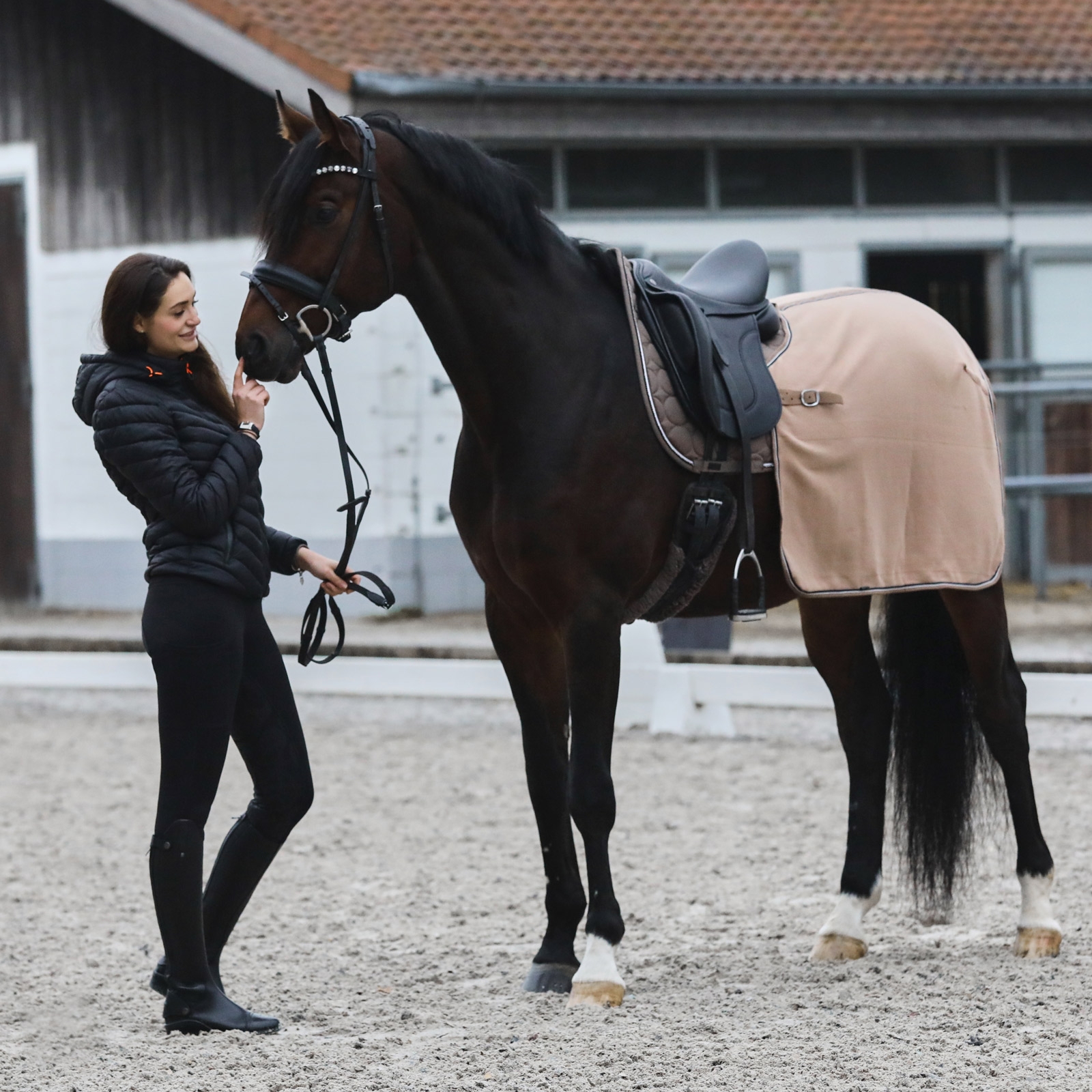 Horze Kiel Fleece Nierendecke