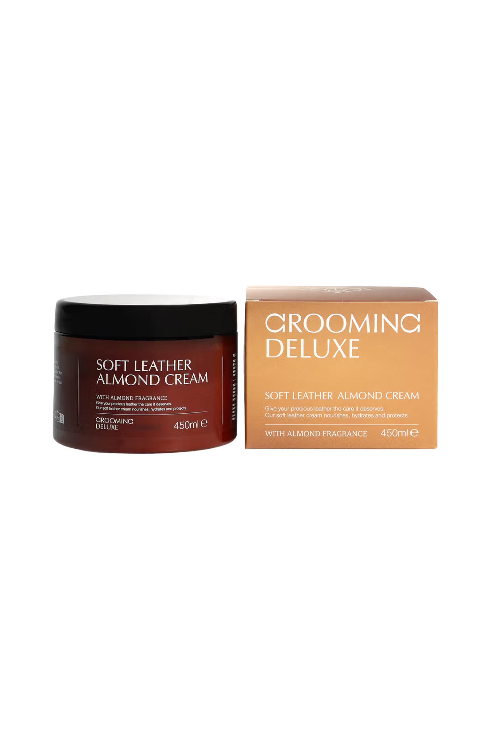 Grooming Deluxe Soft Leder Mandelcreme, 450 ml  