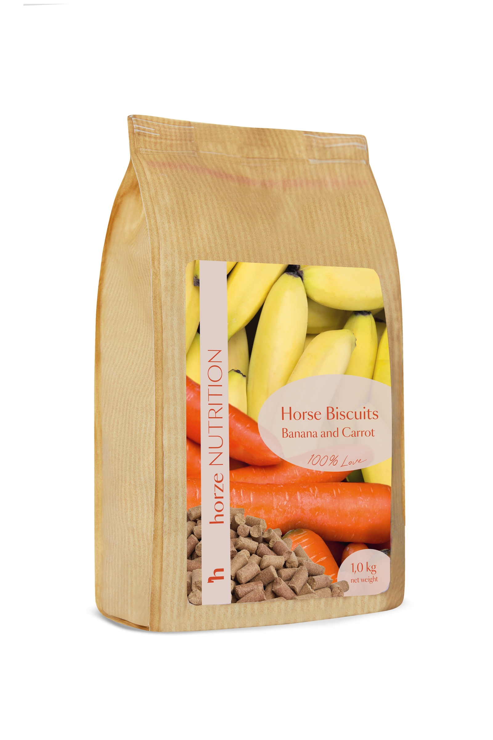 Horze Leckerli Banane & Karotte , 1kg