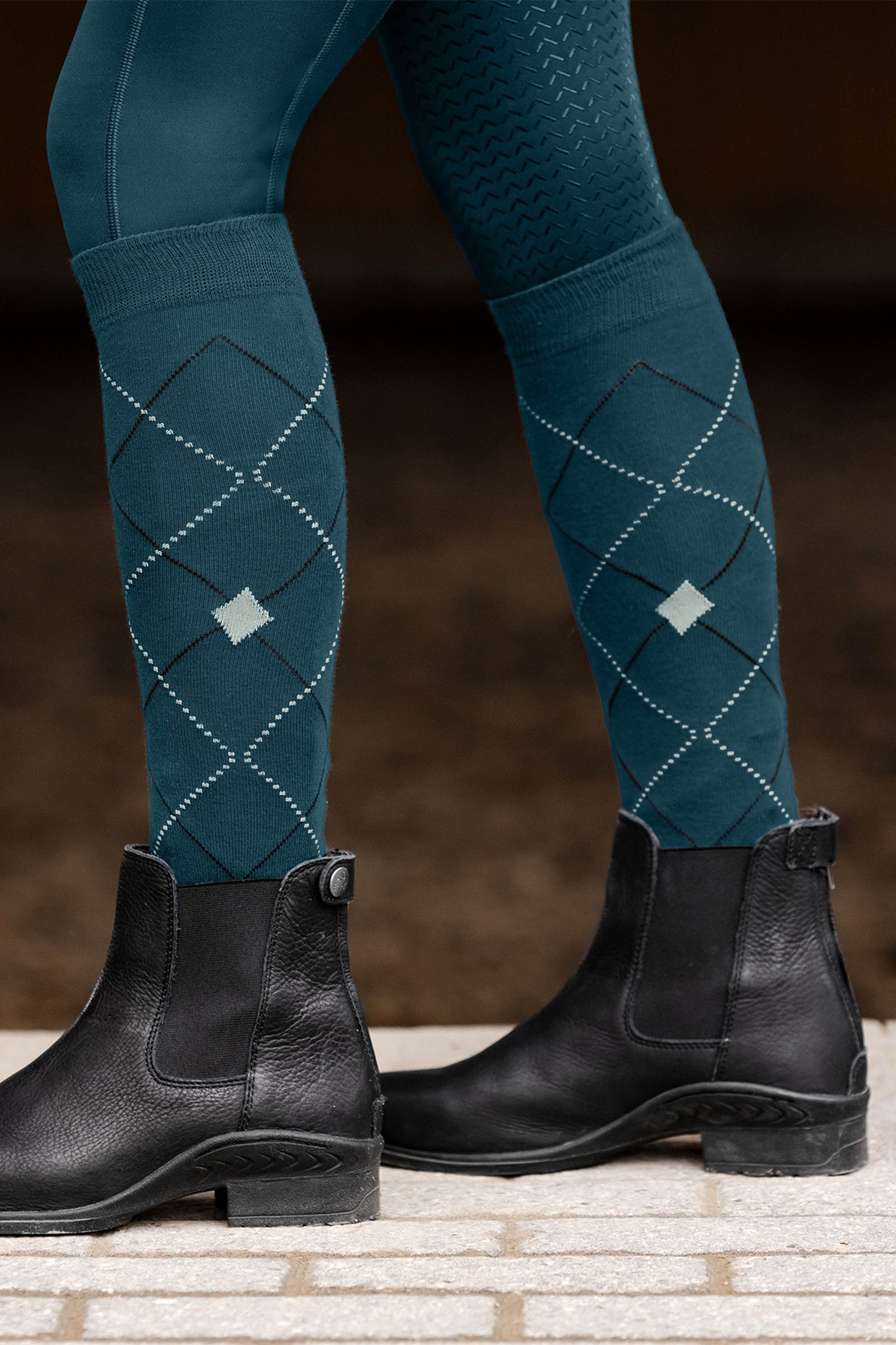 ELT Argyle atmungsaktive Reitsocken