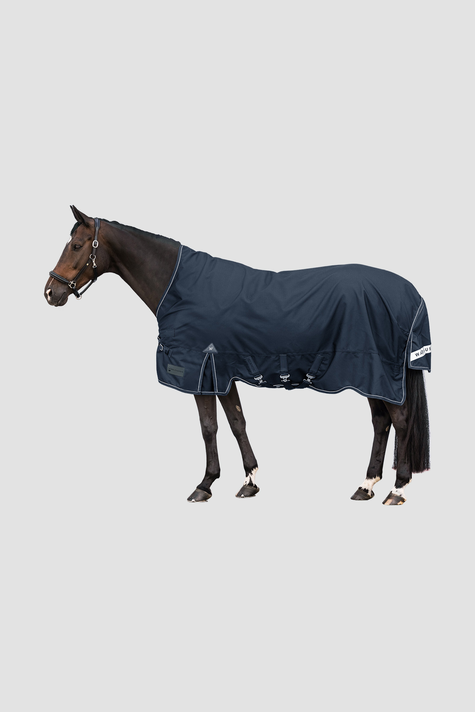 Night Blue Waldhausen Outdoor Rug Scandic High Neck 100 g