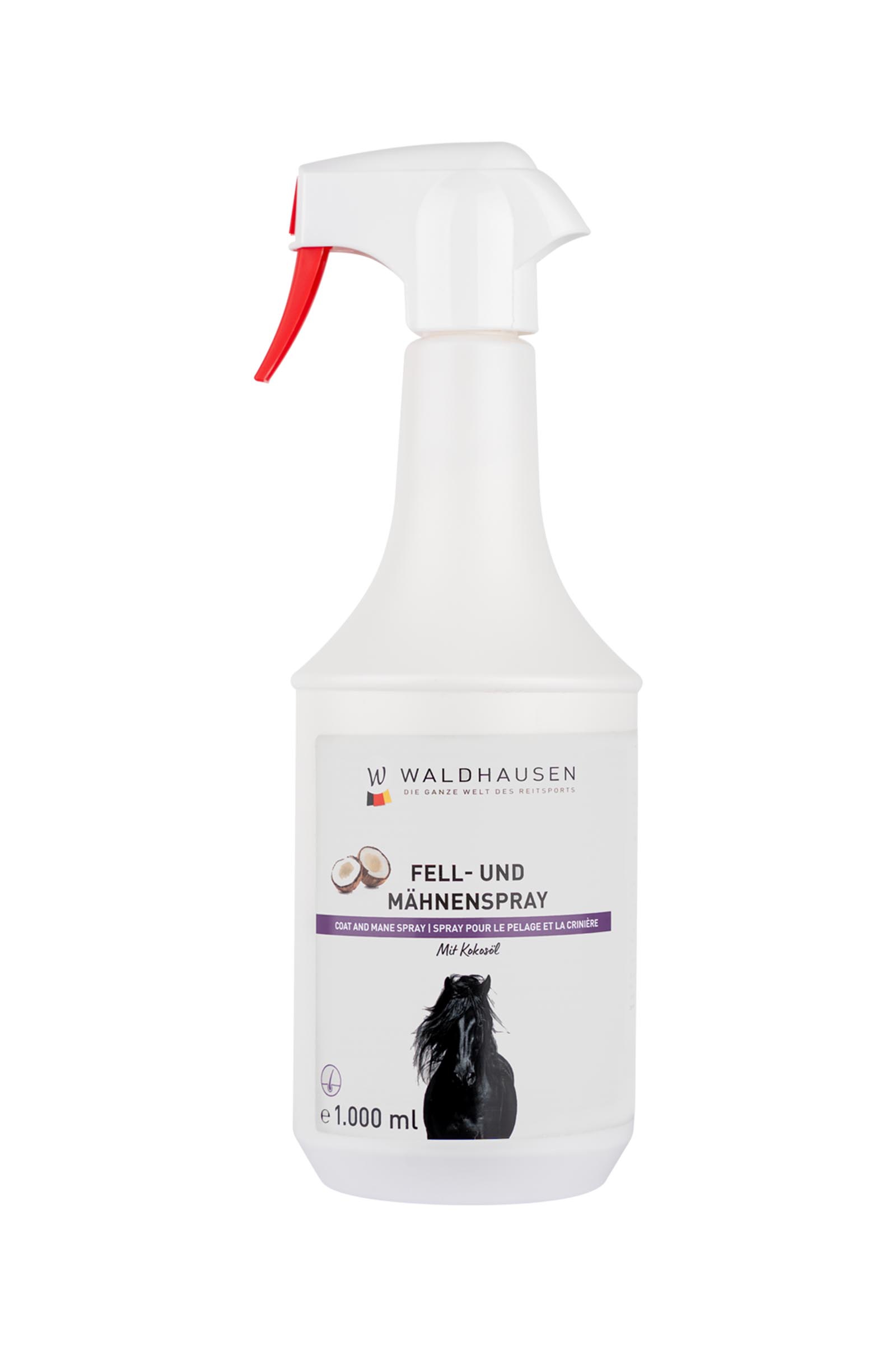 Waldhausen Fell & M&auml;hnen Spray mit Kokos&ouml;l, 1 l