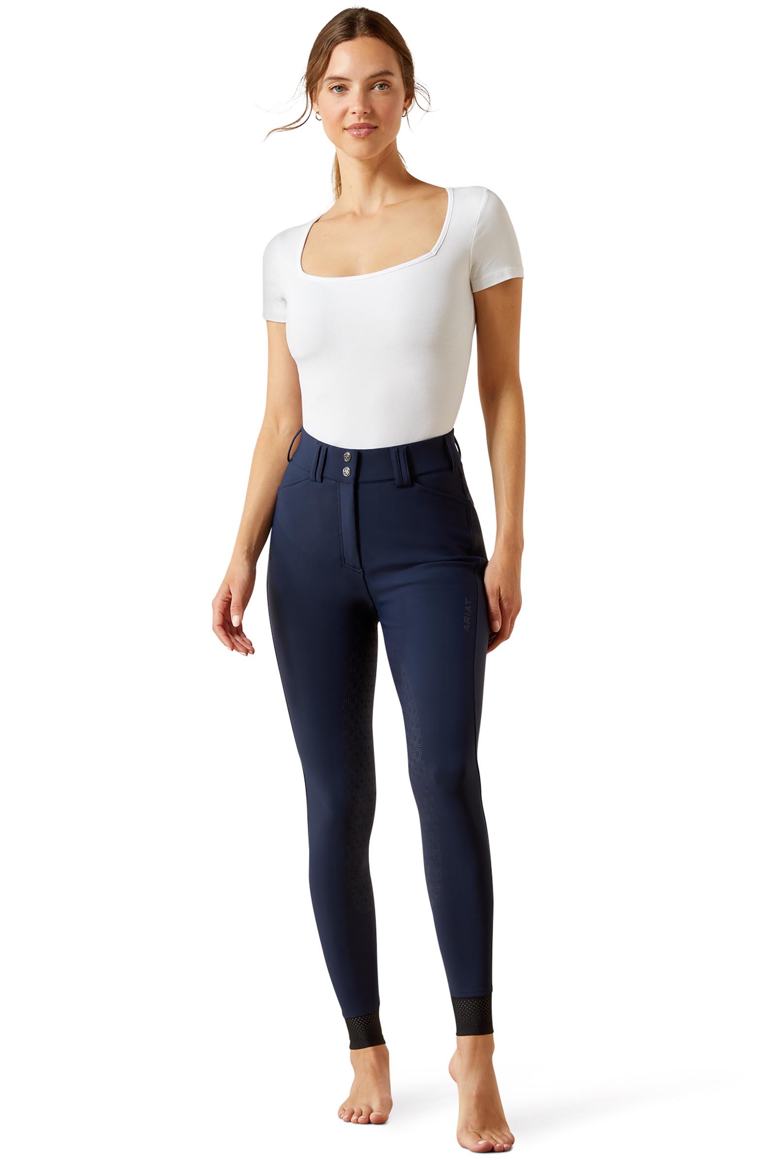 Ariat Tri Factor 2.0 Frost Damen Winterreithose mit Vollbesatz