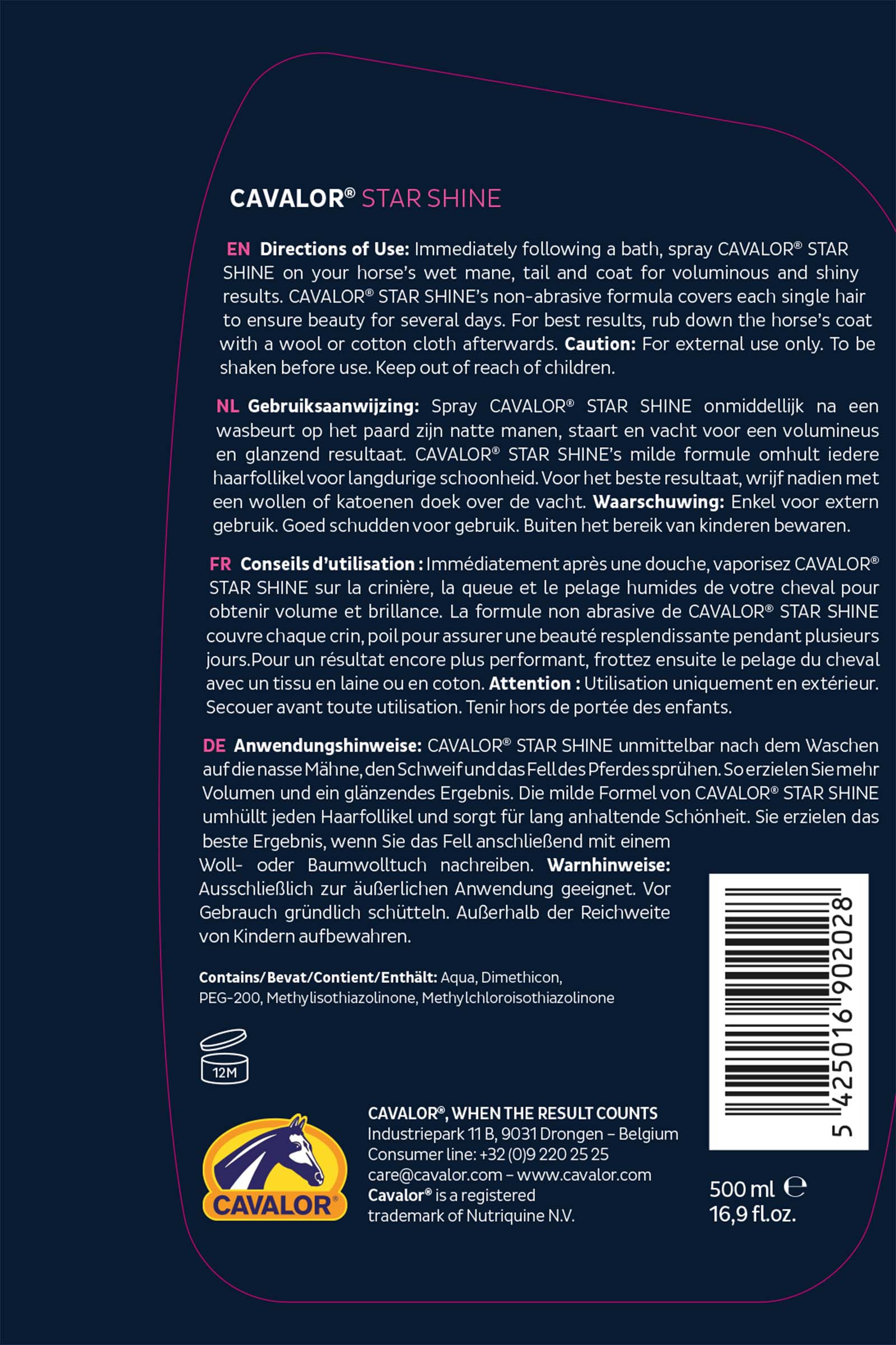 Cavalor Star Shine, 500 ml