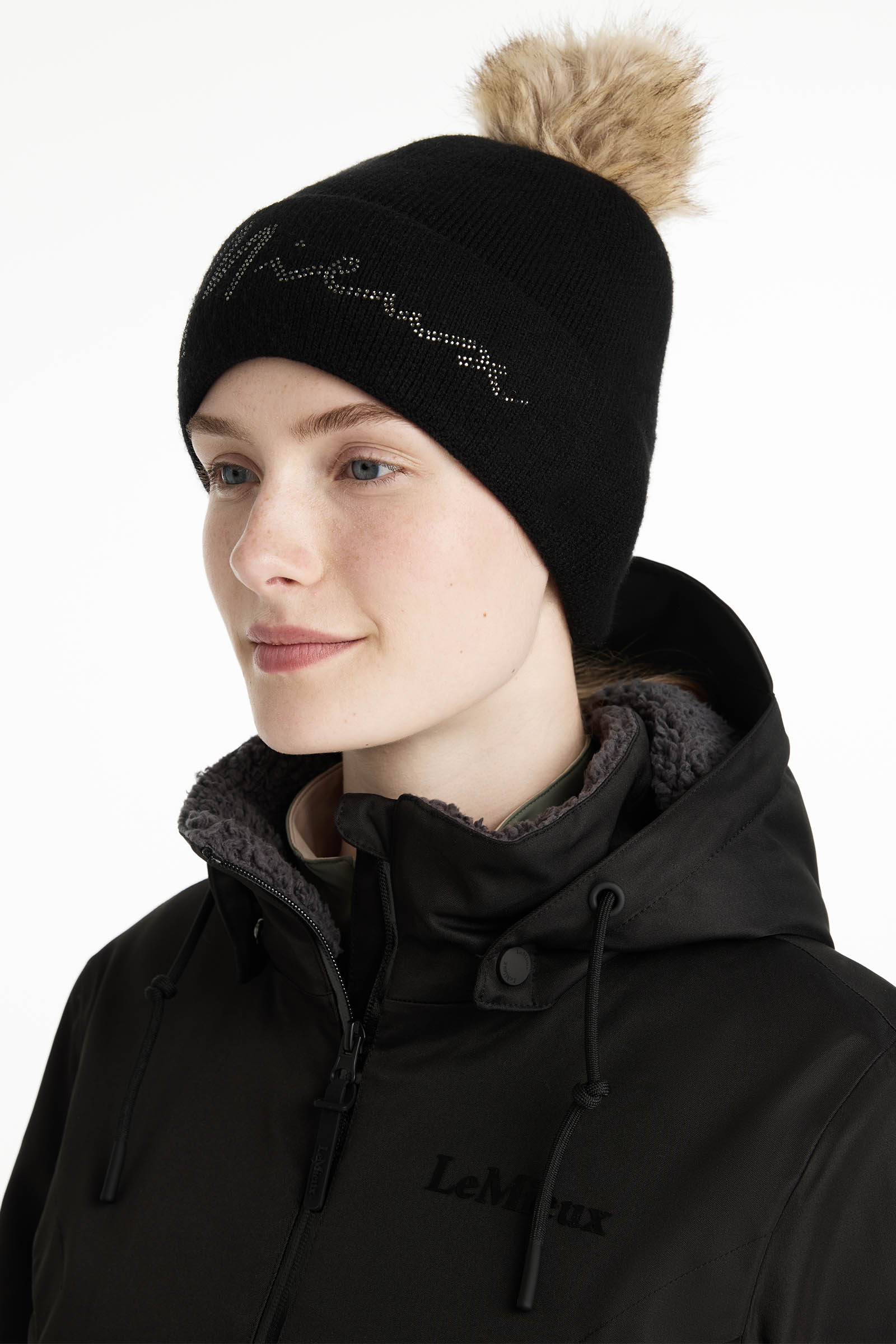 LeMieux Sparkle Strickmütze mit Glitzer