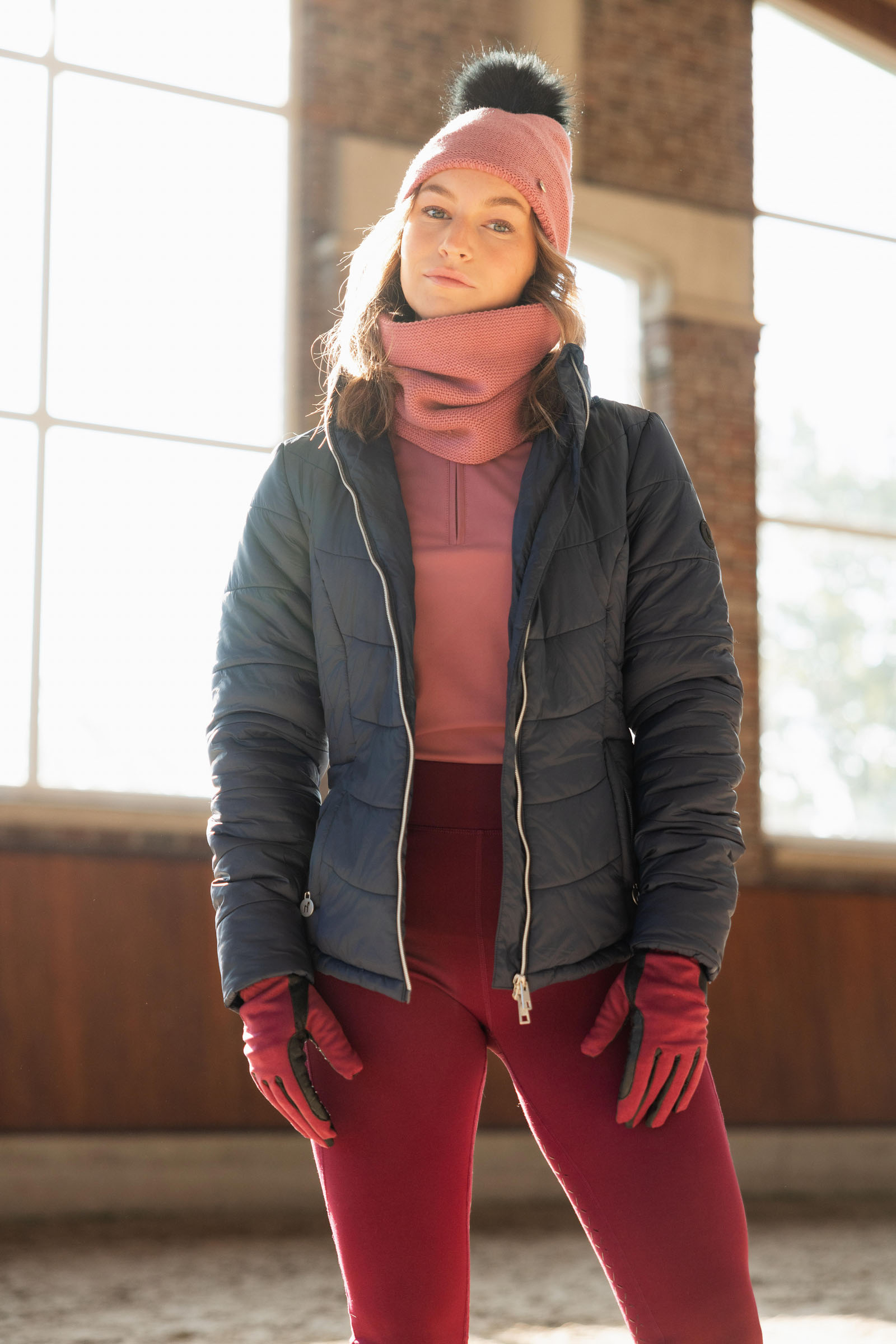 Horze Astrid Damen wattierte Reitjacke