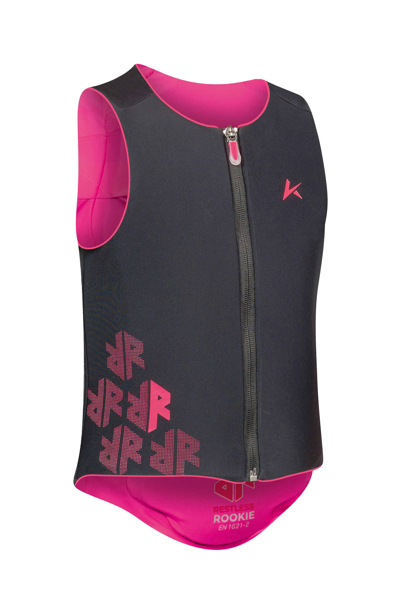 Black/Pink Komperdell Ballistic Flex Fit Pro Junior R&uuml;ckenprotektor