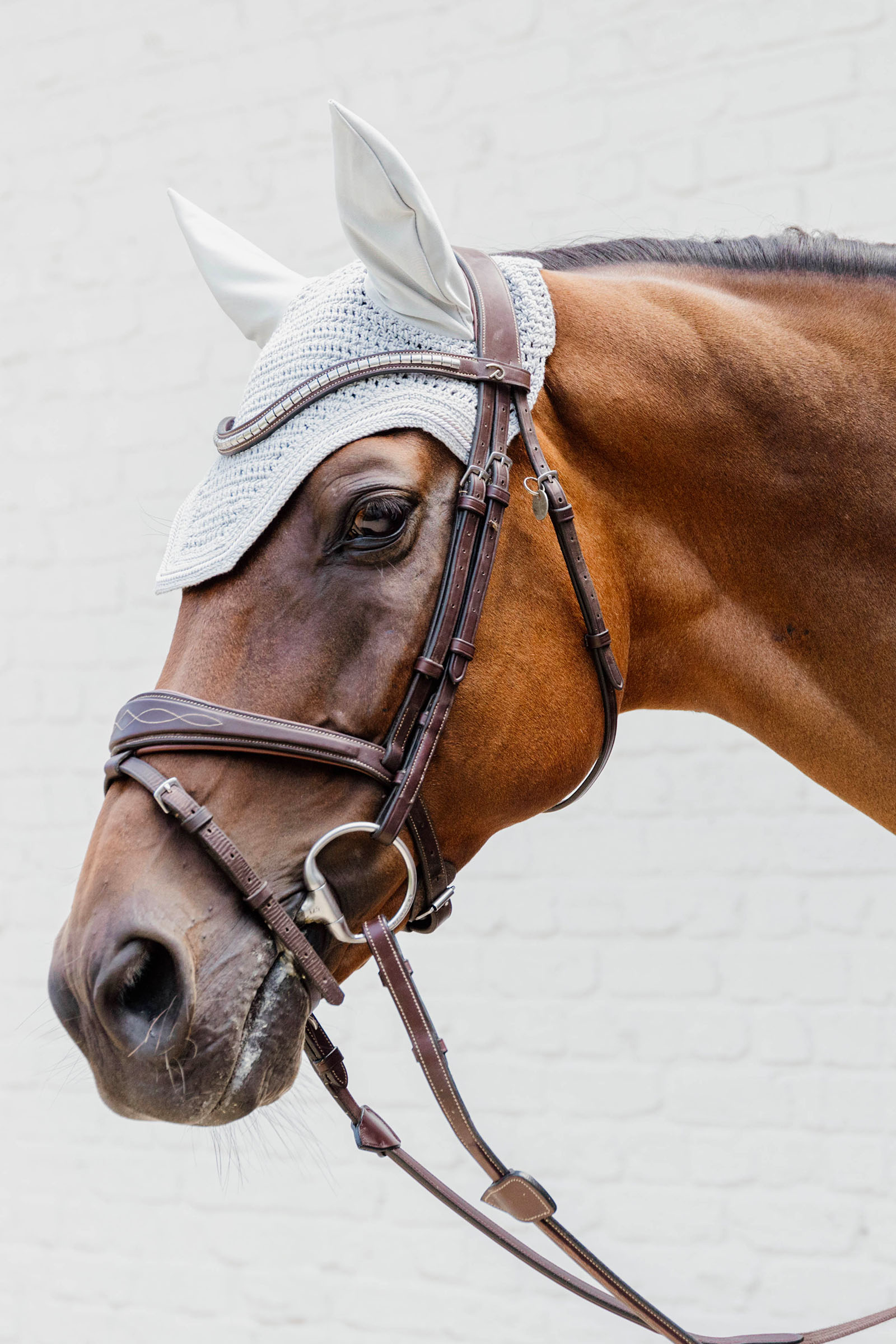 Kentucky Horsewear Fliegenhaube Wellington Diamond Rope Soundless