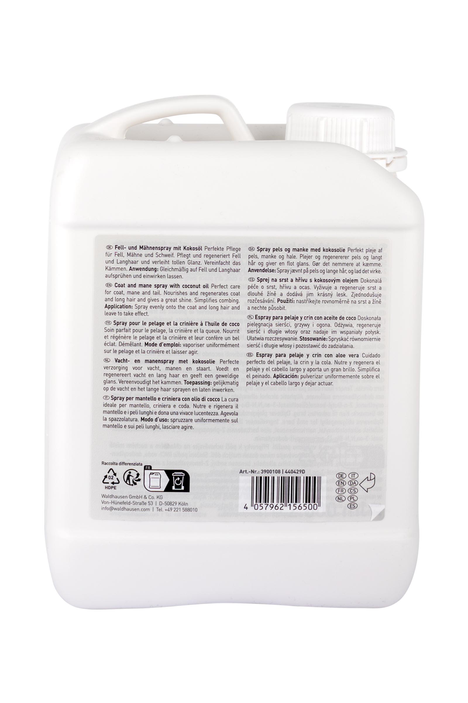 Waldhausen Pflegespray für Mähne & Schweif mit Aloe Vera, 2,5 l