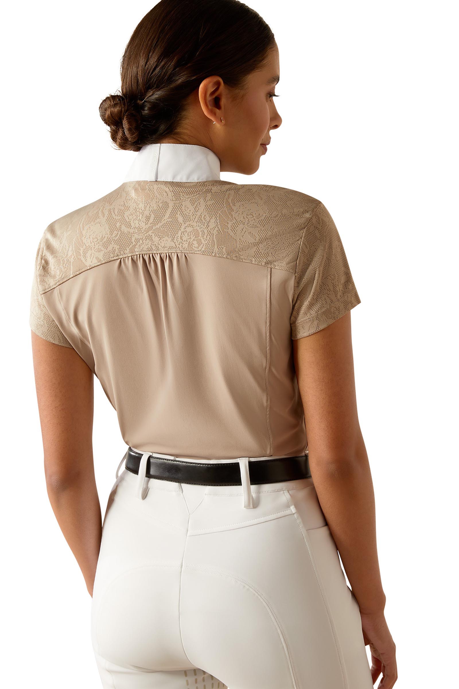 Ariat Bellatrix Damen-Turniershirt mit kurzen &Auml;rmeln