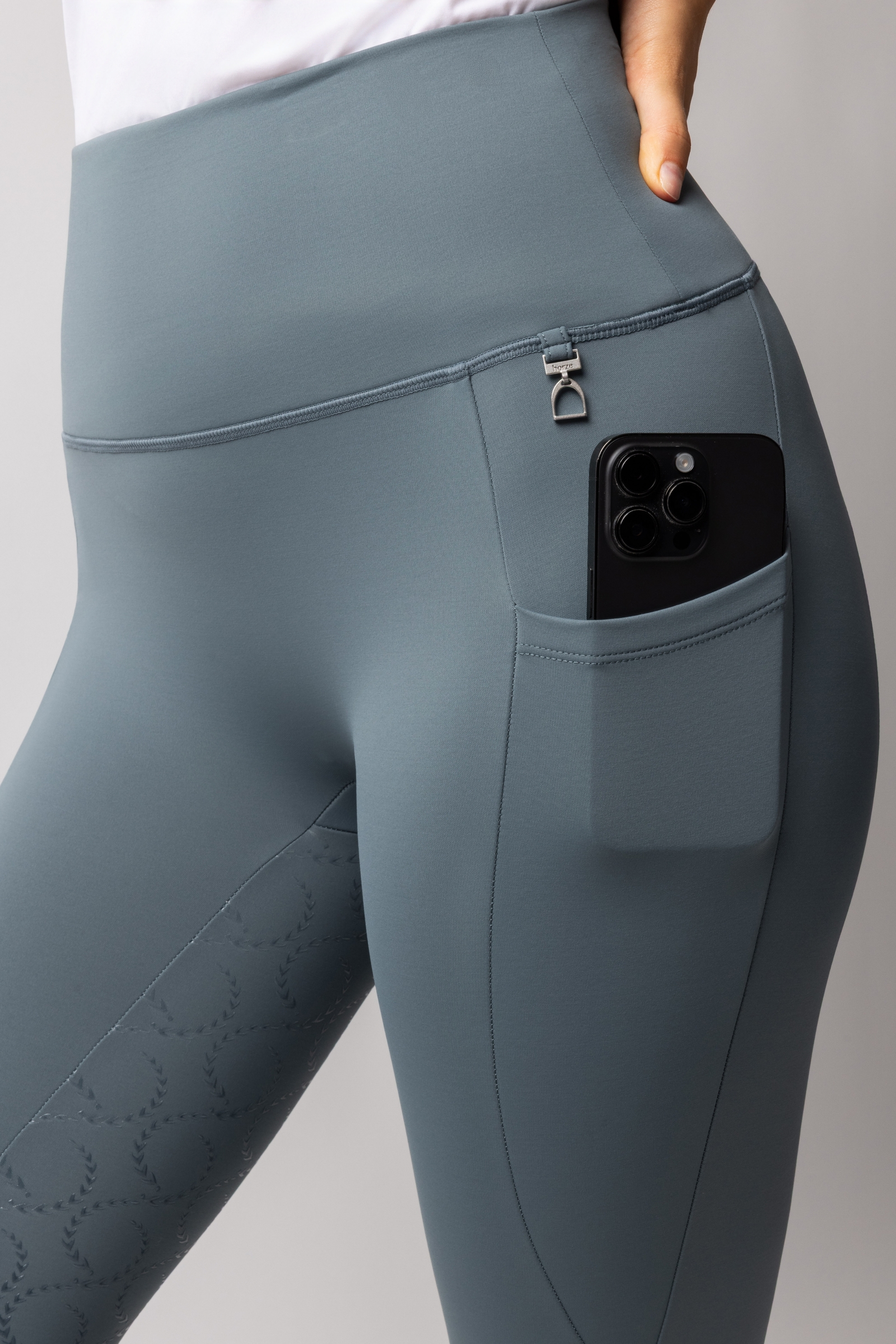 Horze Gillian Damen Thermo Vollbesatz Leggings