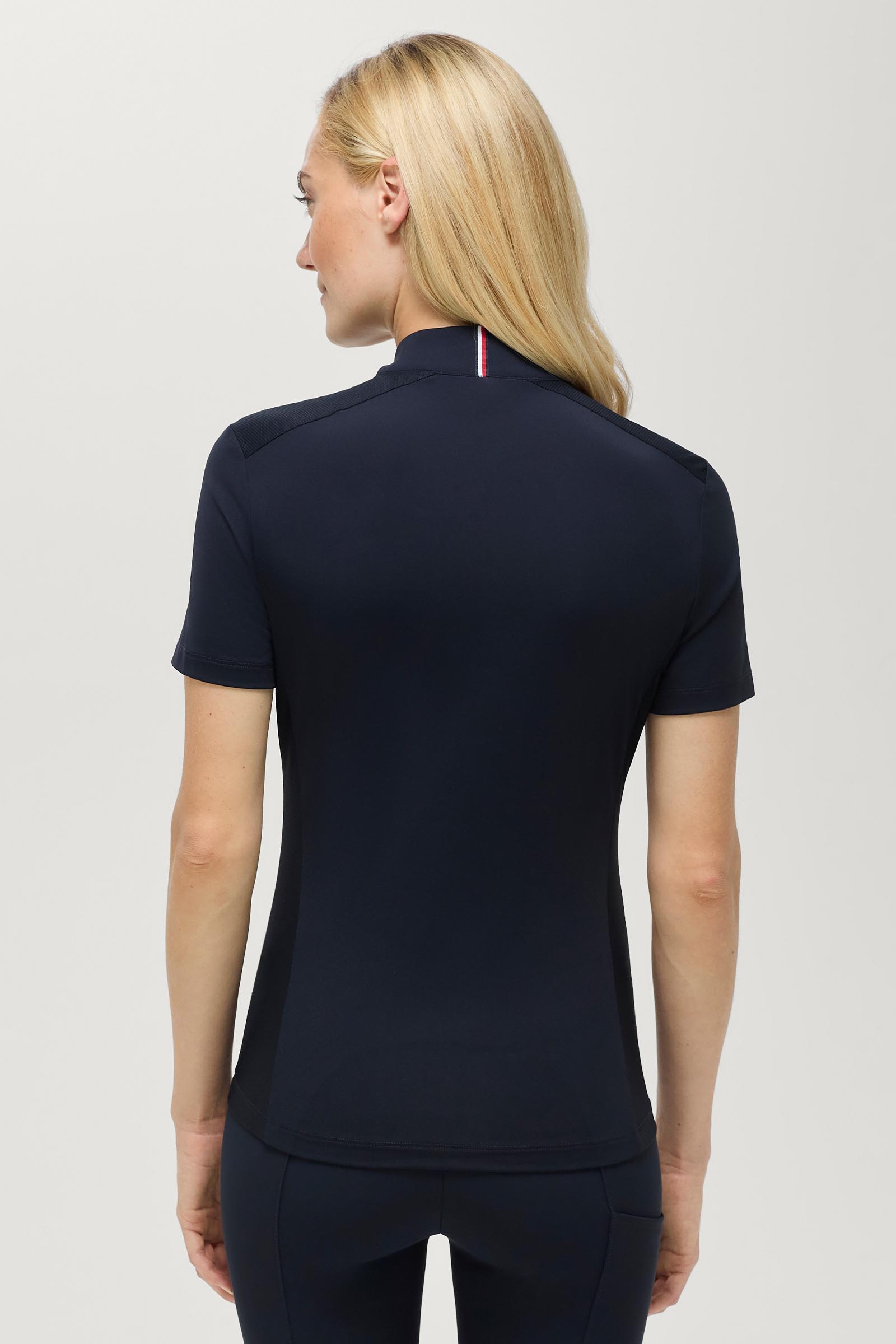 Tommy Hilfiger Equestrian Palma Damen Trainingsshirt mit 1/4 Rei&szlig;verschluss