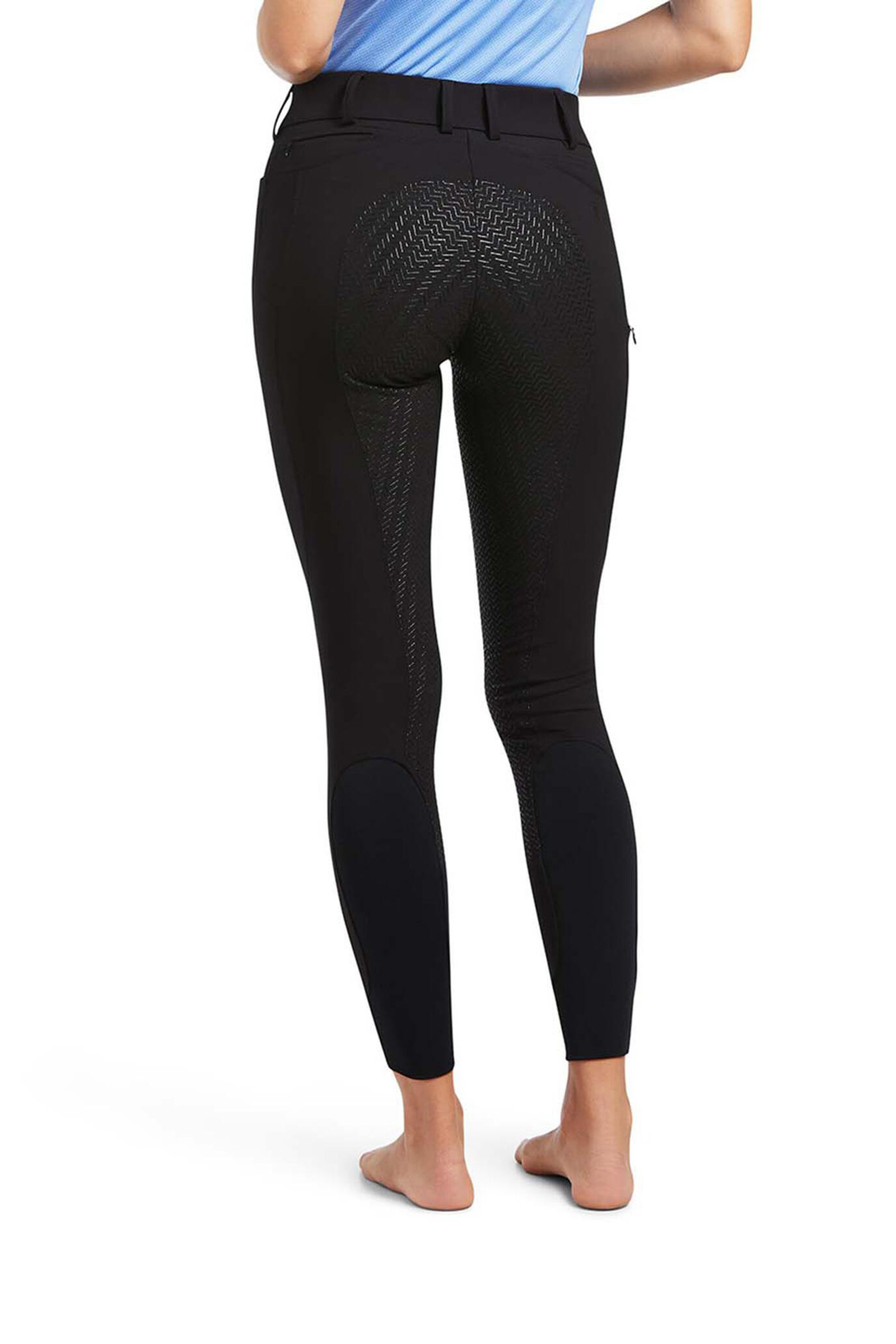 Black Ariat Prelude Damen Vollbesatzreithose mit Silikon Grip