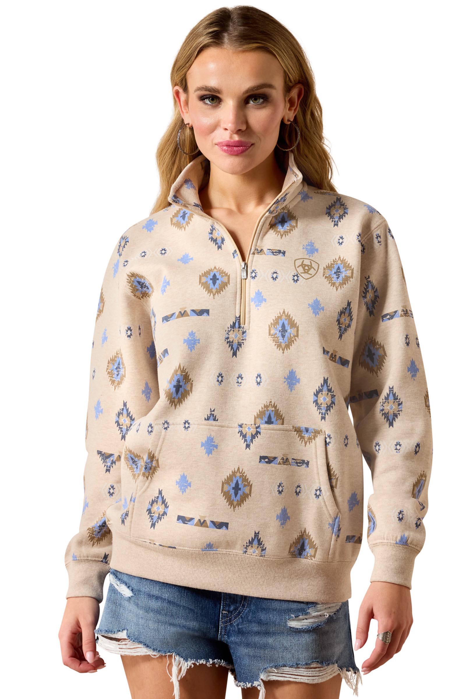 Ariat Damen Sweatshirt Sapphire 1/2 Zip