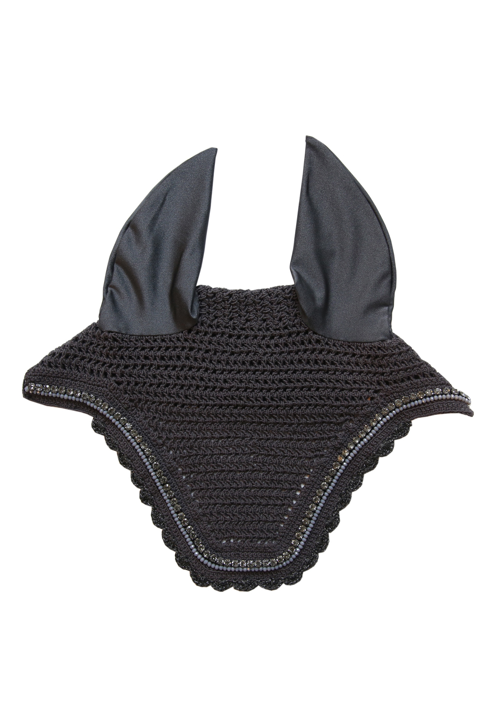 Grey Kentucky Horsewear Wellington Stone & Pearl Fliegenhaube