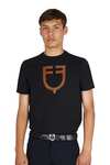 Equestro SS2026 Herren Basic T-Shirt mit gl&auml;nzendem Logo