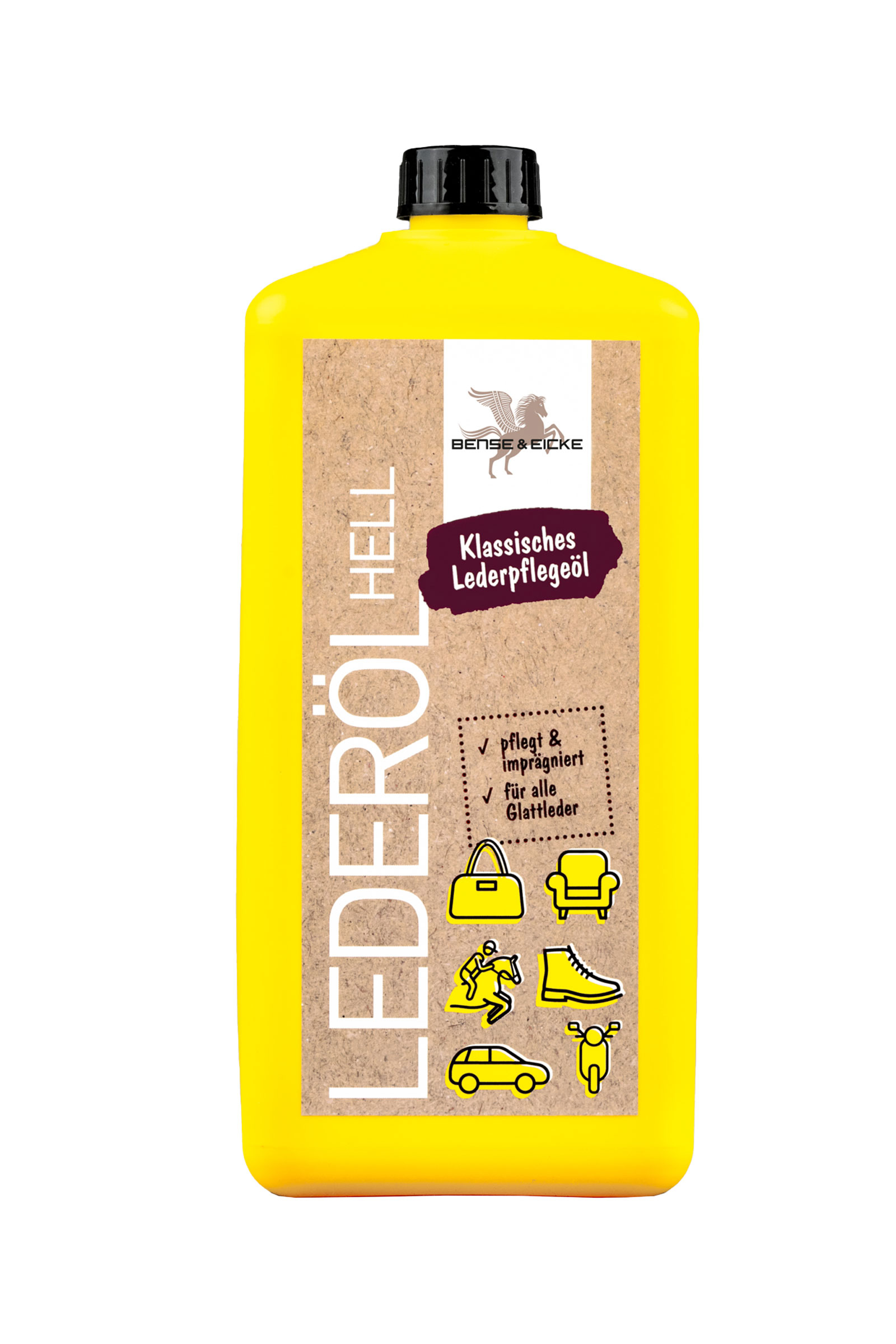 Bense & Eicke Helles Lederöl, 1000 ml