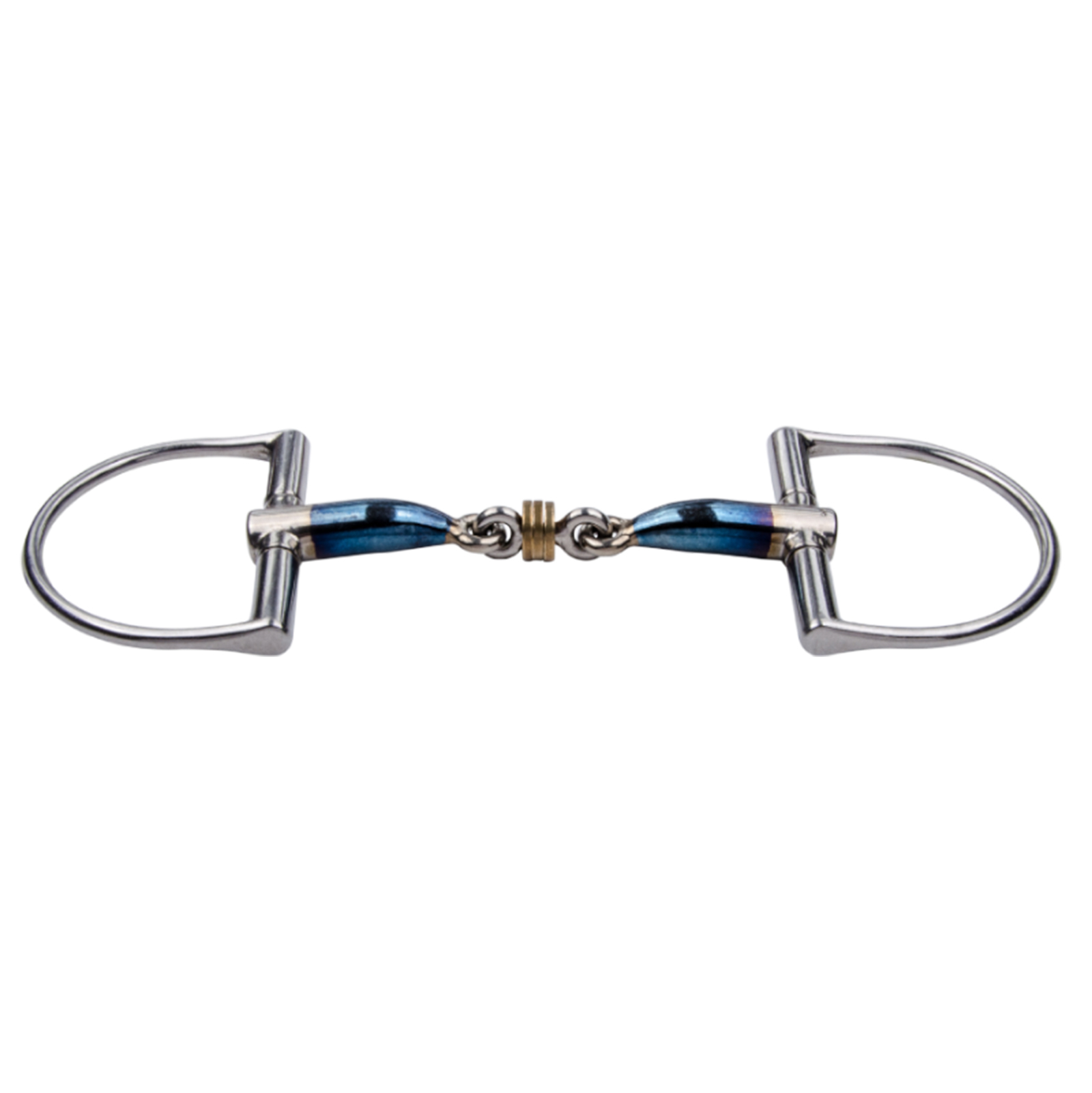 Trust Equestrian Sweet Iron D-Ring Gebiss Kuperrollen