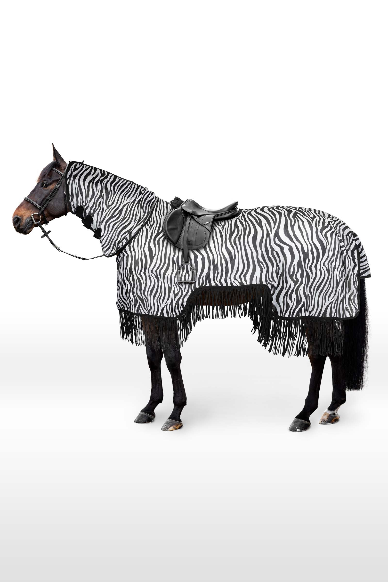 Horze Defender Reitdecke mit Fransen