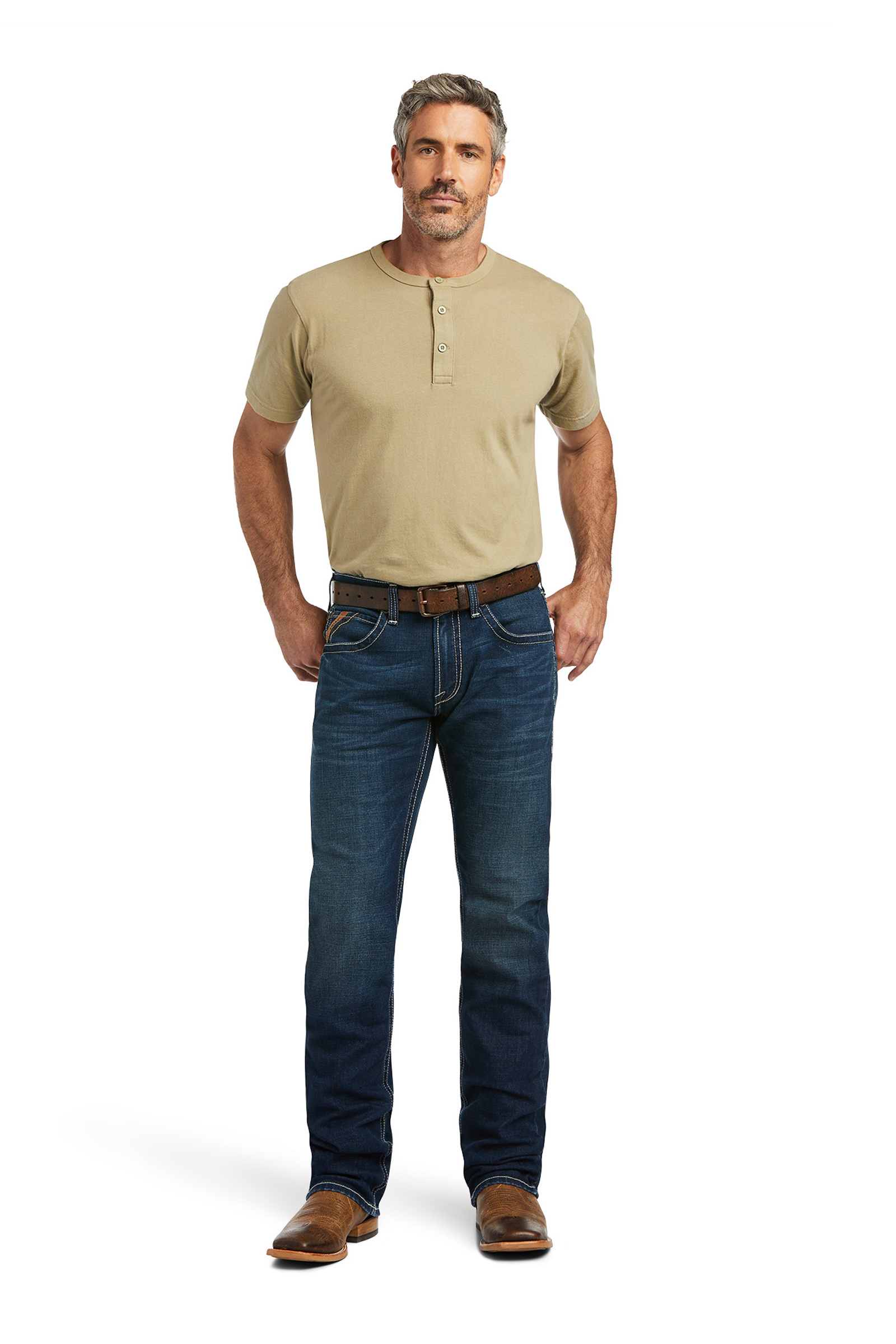 Ariat M5 Straight Stretch Remming Stackable Jeans mit geradem Bein