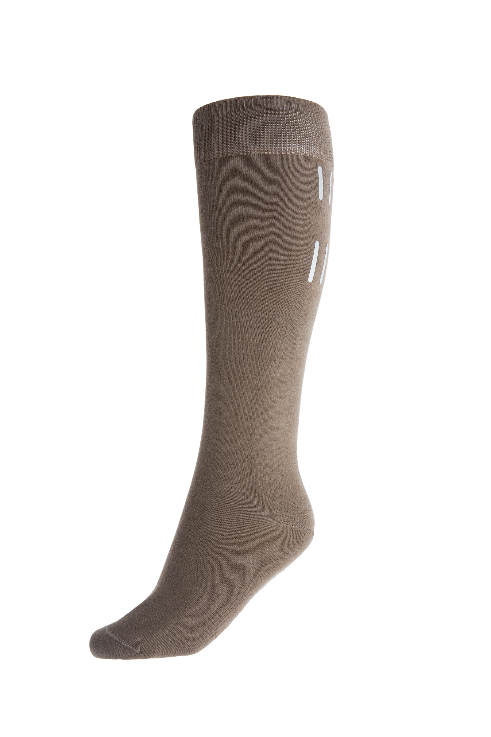 Morel Brown Horze reflektierende Stricksocken