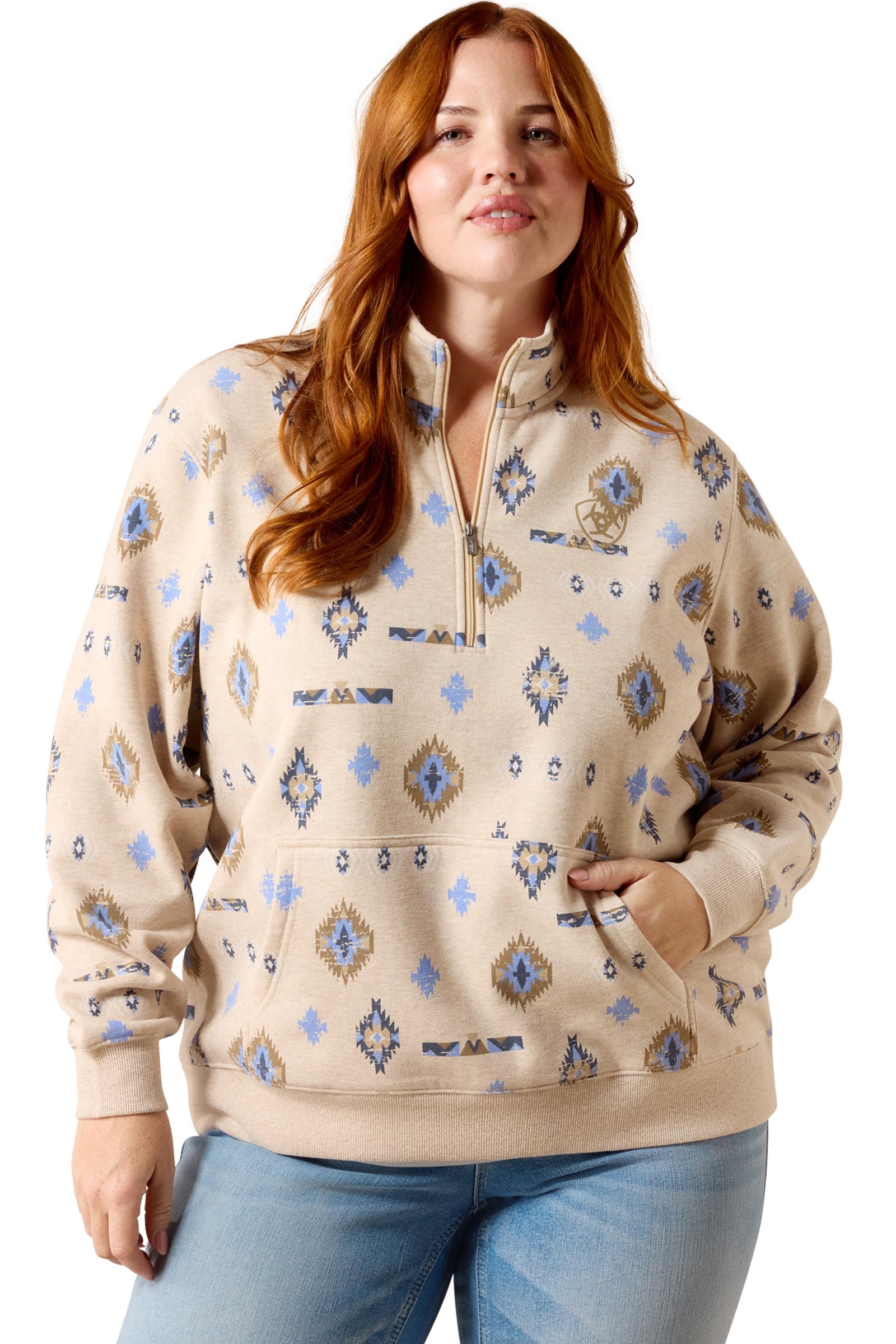 Ariat Damen Sweatshirt Sapphire 1/2 Zip