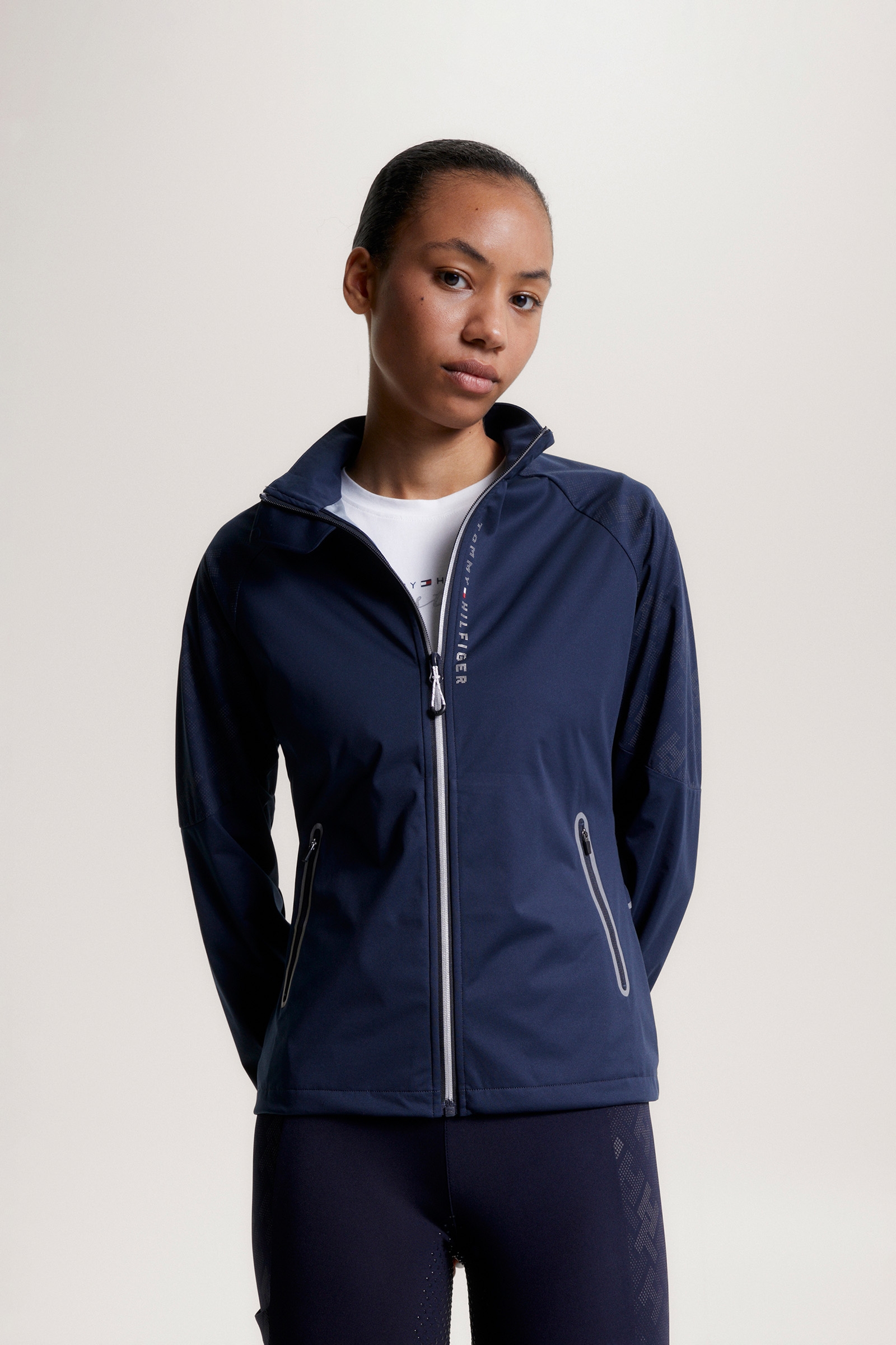 Tommy Hilfiger Equestrian Zurich Reflektierende Windjacke
