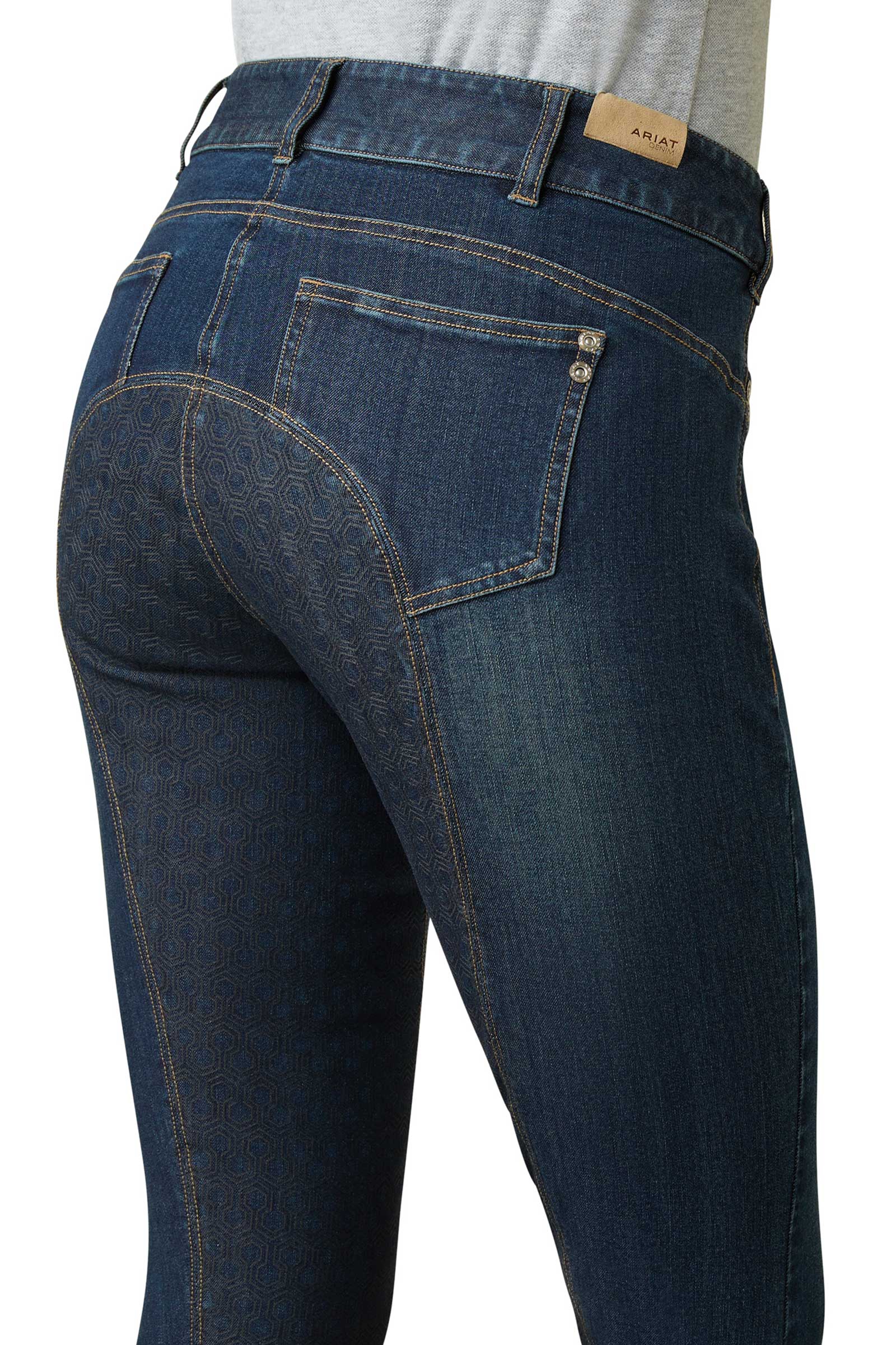 Ariat Halo Denim Damen Reithose mit Vollbesatz