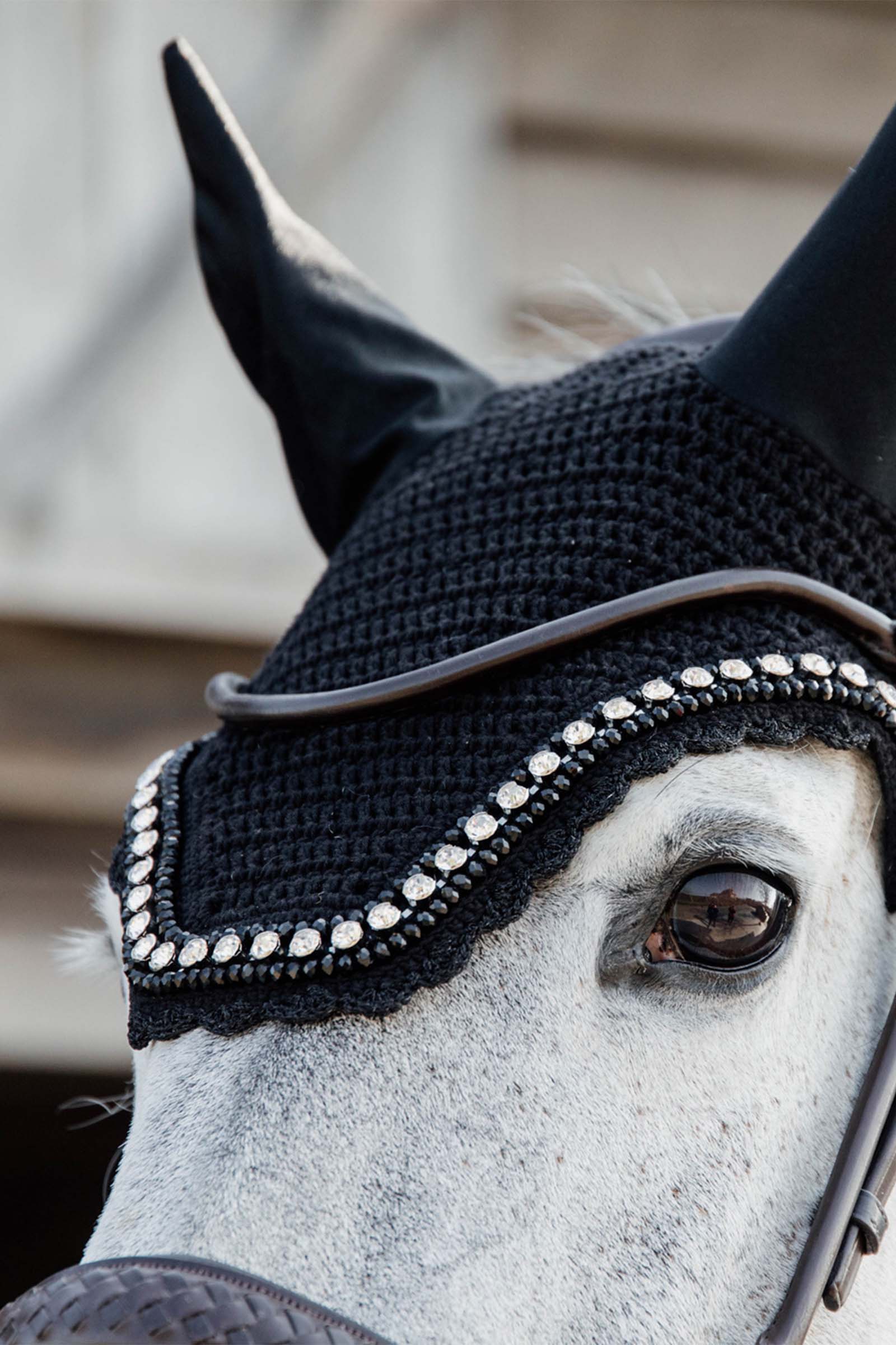 Kentucky Horsewear Wellington Steine & Perlen Fliegenhaube