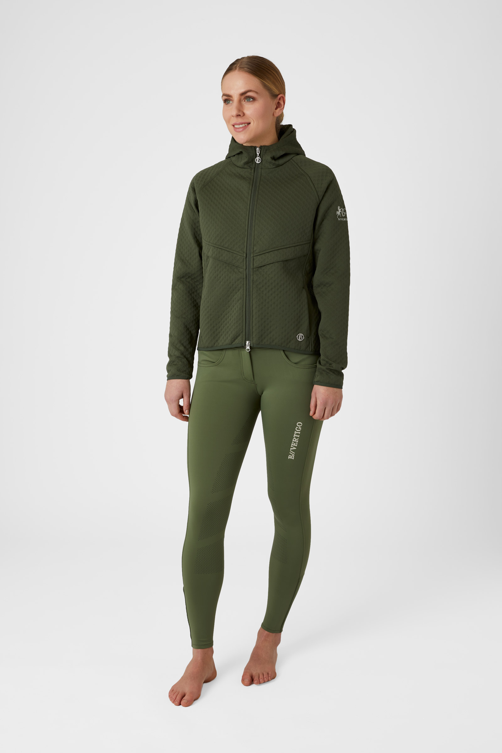 B Vertigo Norah Damen Sweatshirtjacke aus Scuba Material