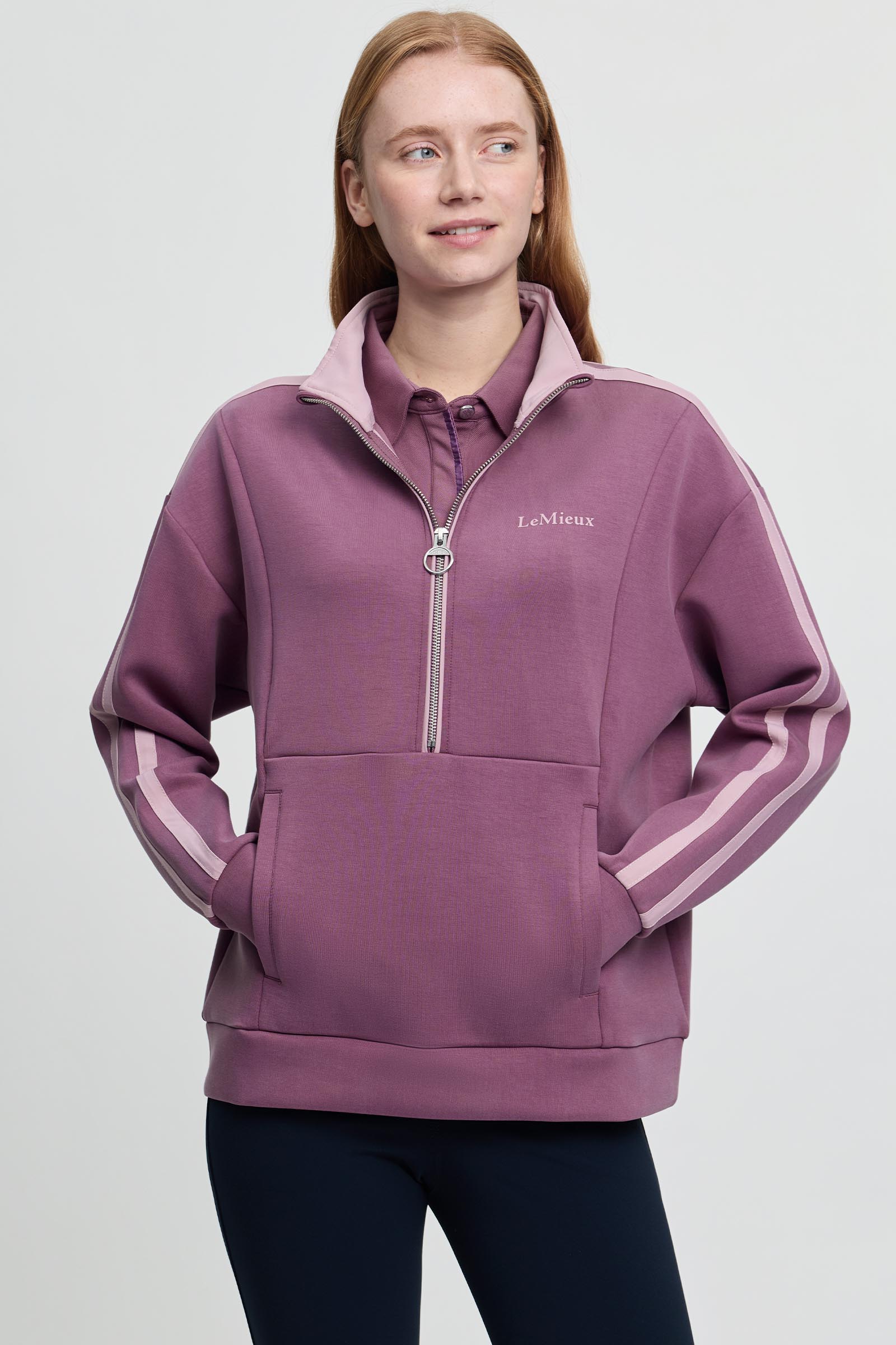 Mallow LeMieux Connie Damen Sweatshirt mit Halbzip