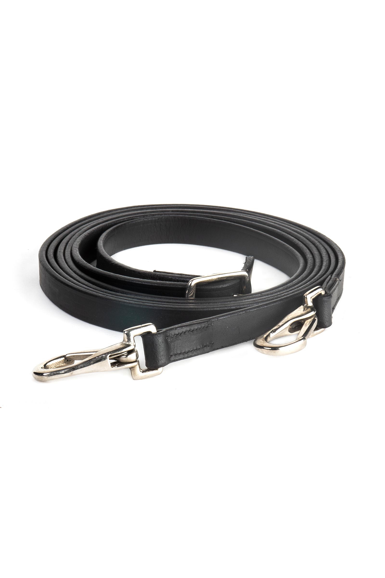 Black F.R.A. Freedom Riding Articles Dandy Z&uuml;gel Glattleder