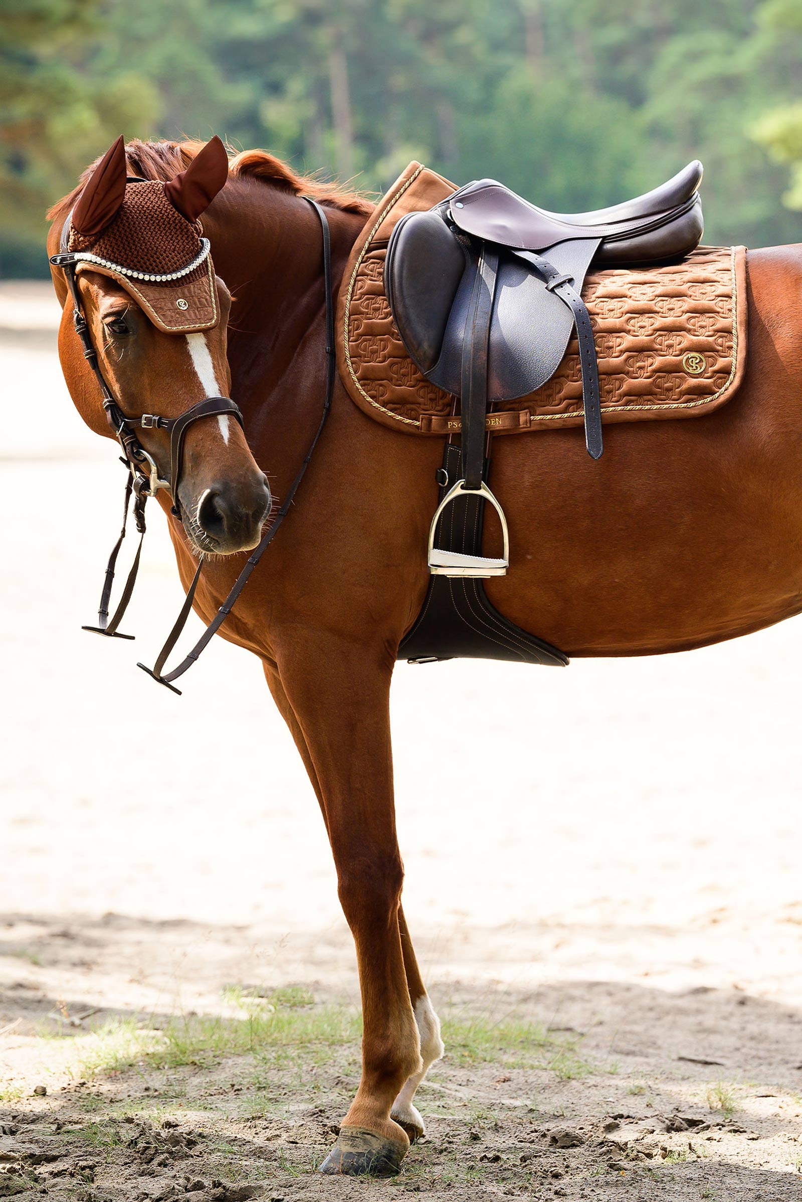 PS of Sweden Velvet Monogram Springschabracke