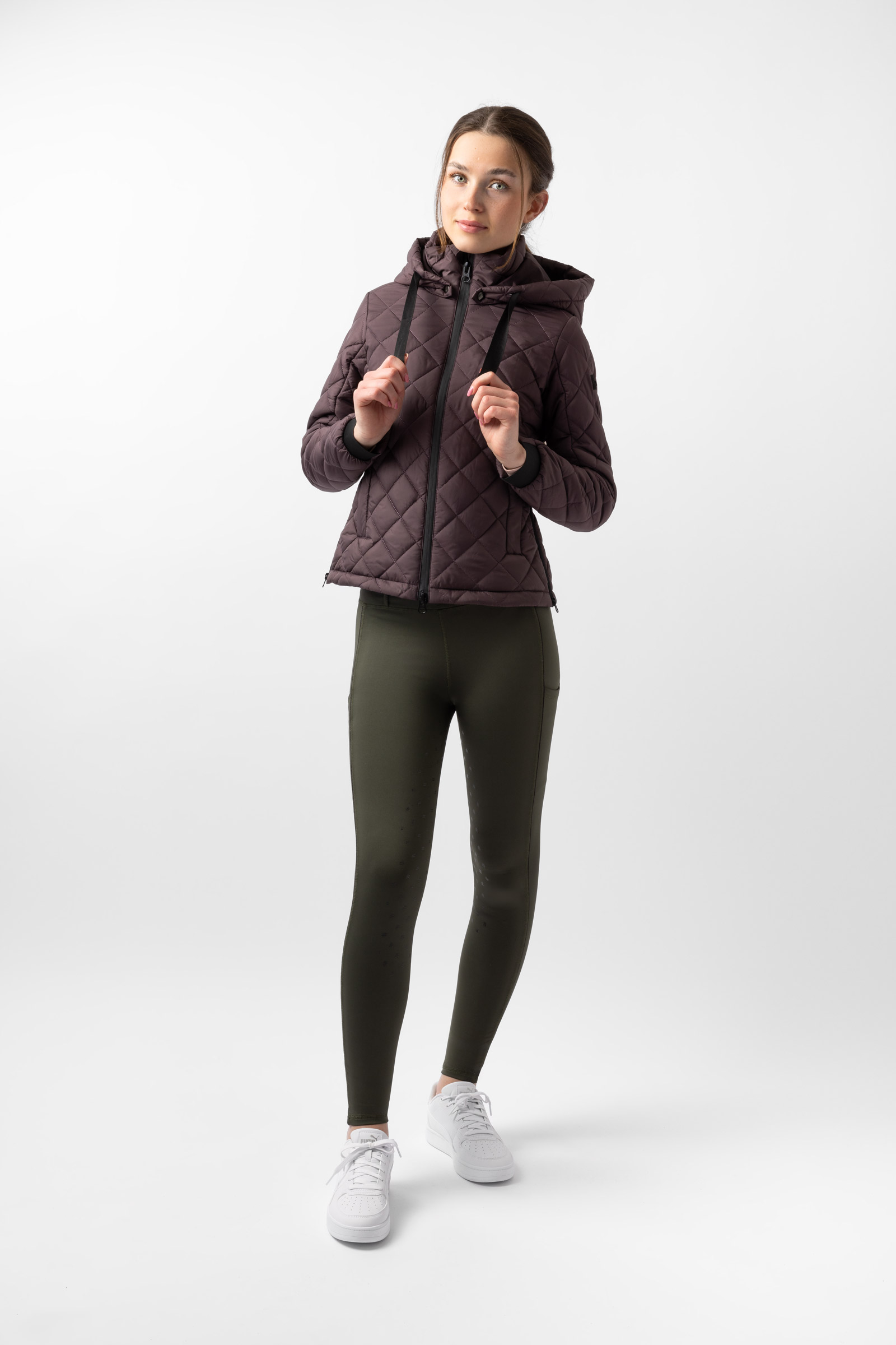 Horze Young Rider Imelda wattierte Damen Reitjacke 