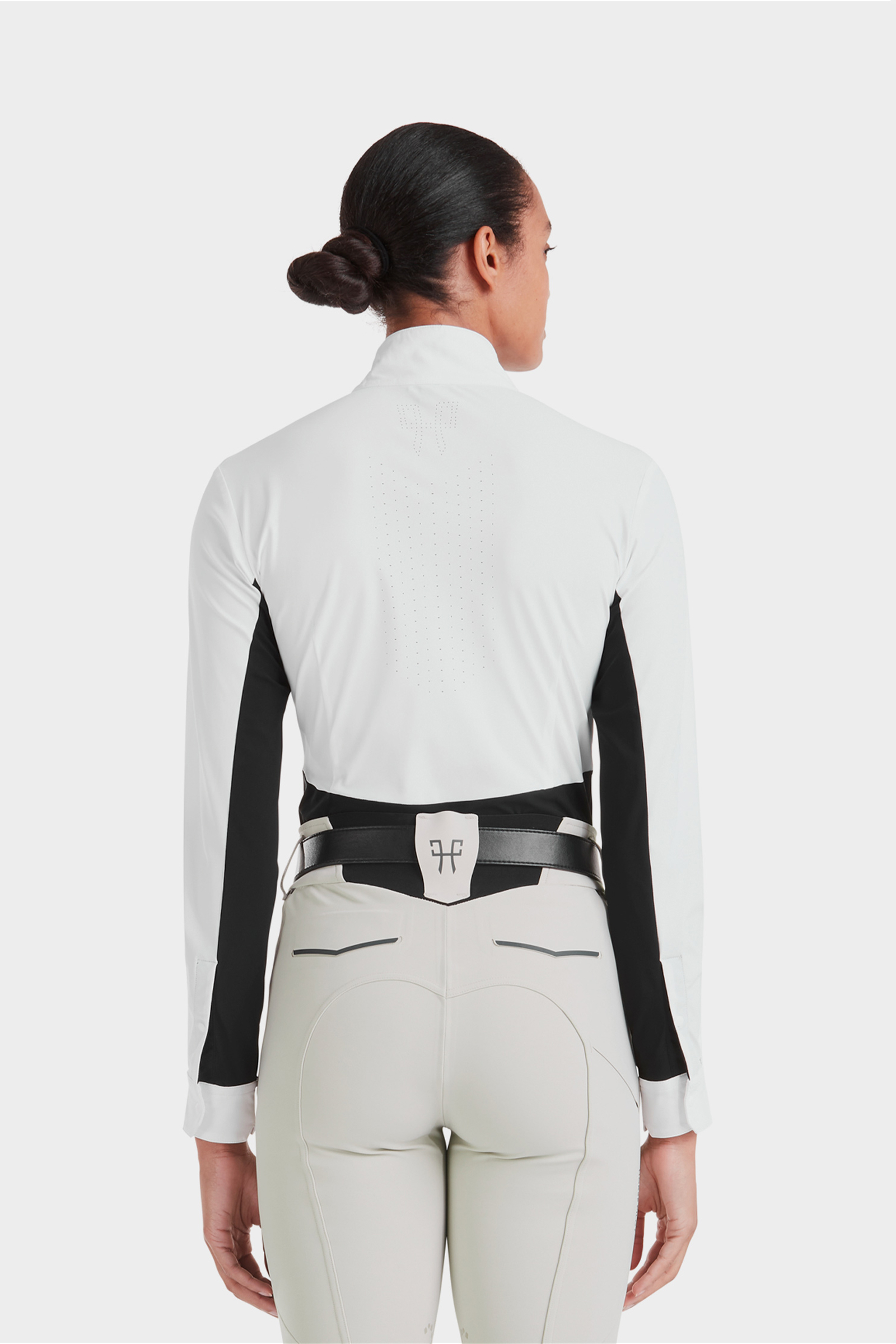 Horse Pilot Monica Damen-Turniershirt mit langen Ärmeln