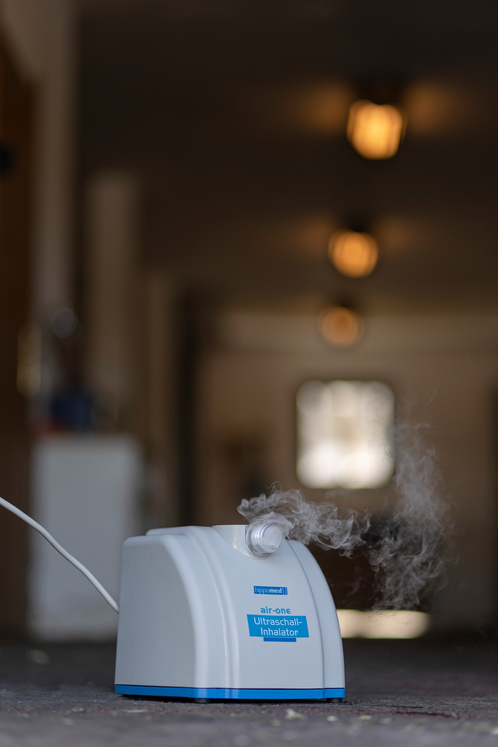 Hippomed AirOne Ultraschall-Inhalator f&uuml;r Pferde mit Maske, Warmblut