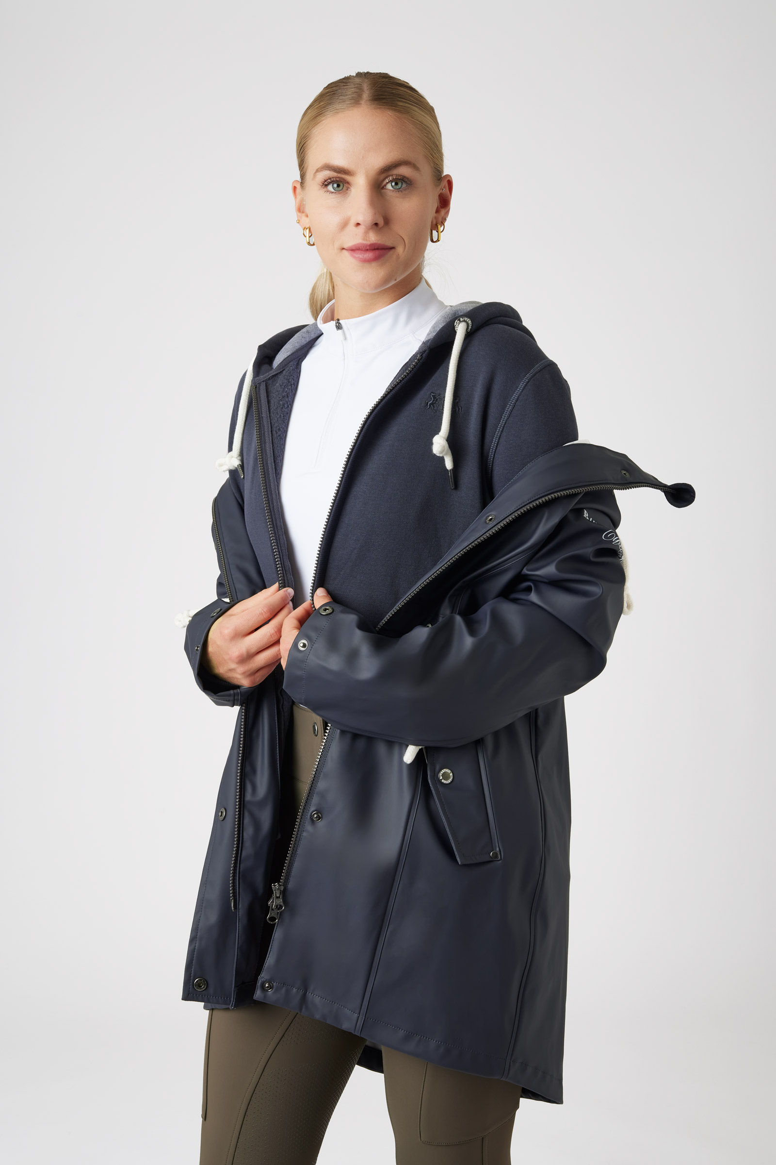 B Vertigo Emma Damen Reitregenmantel