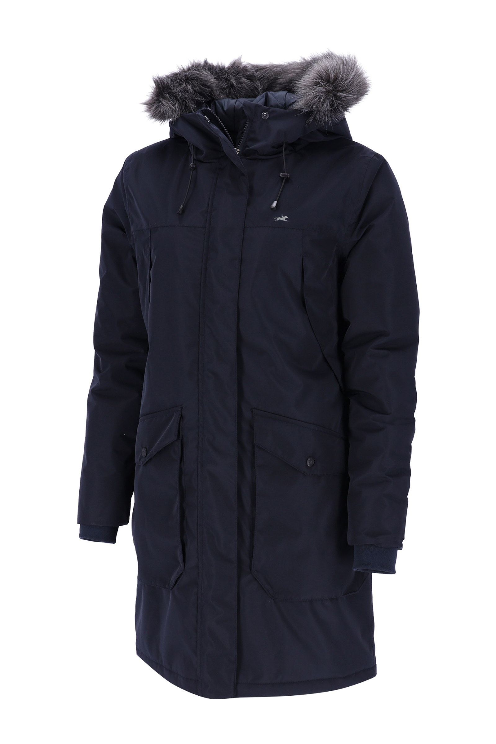 Deep Night Schockemöhle Sports SP Daisy Style wasserdichte lange Damenjacke