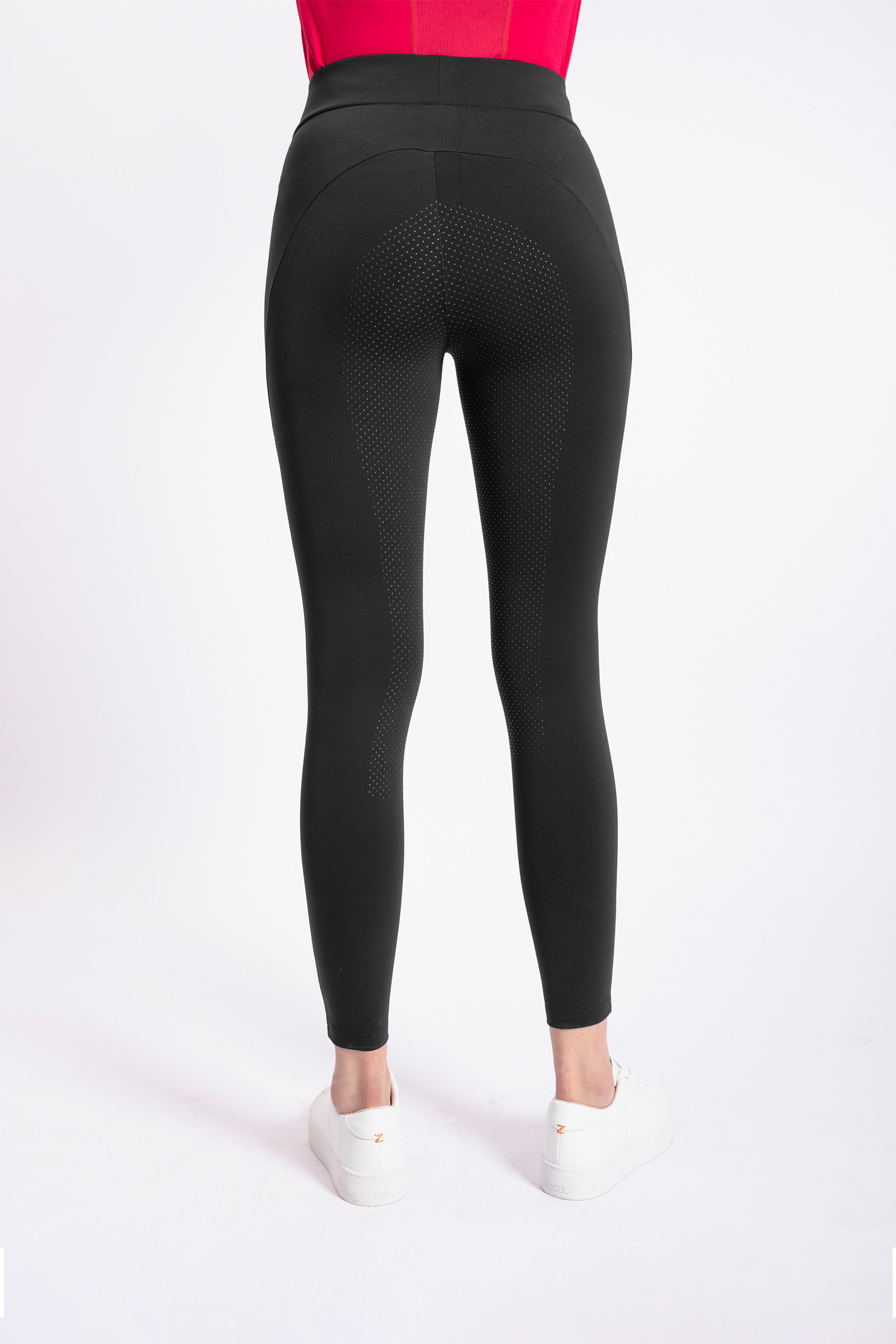 Black Tommy Hilfiger Equestrian Elmira Damen Winter Vollbesatz Reitleggings