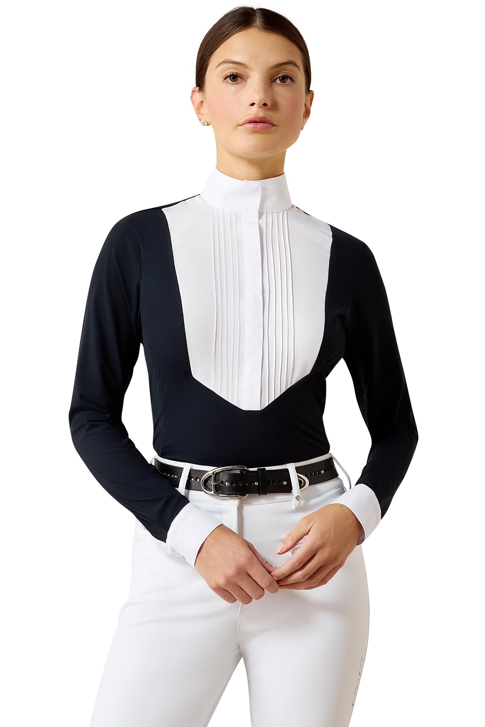 Show Navy Ariat Damen SolVeil Turniershirt