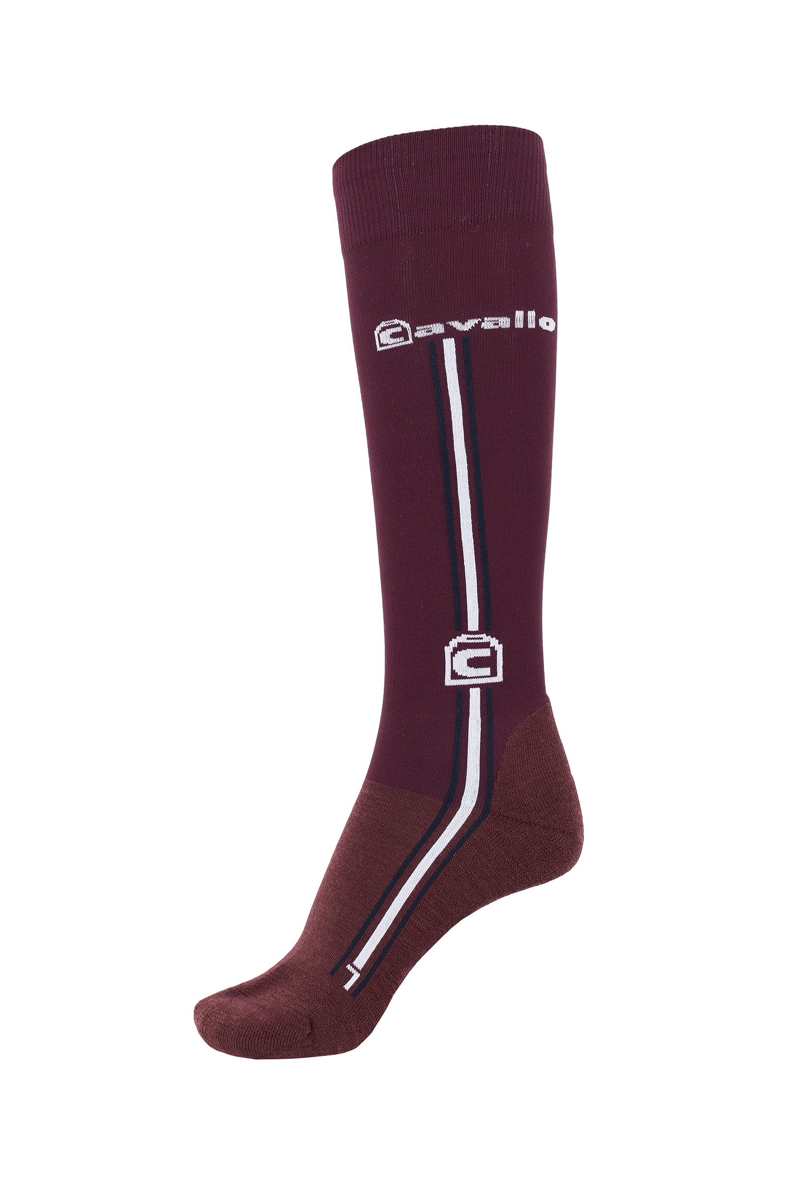 Wine Red Cavallo CAVALSAMY X Unisex Socken