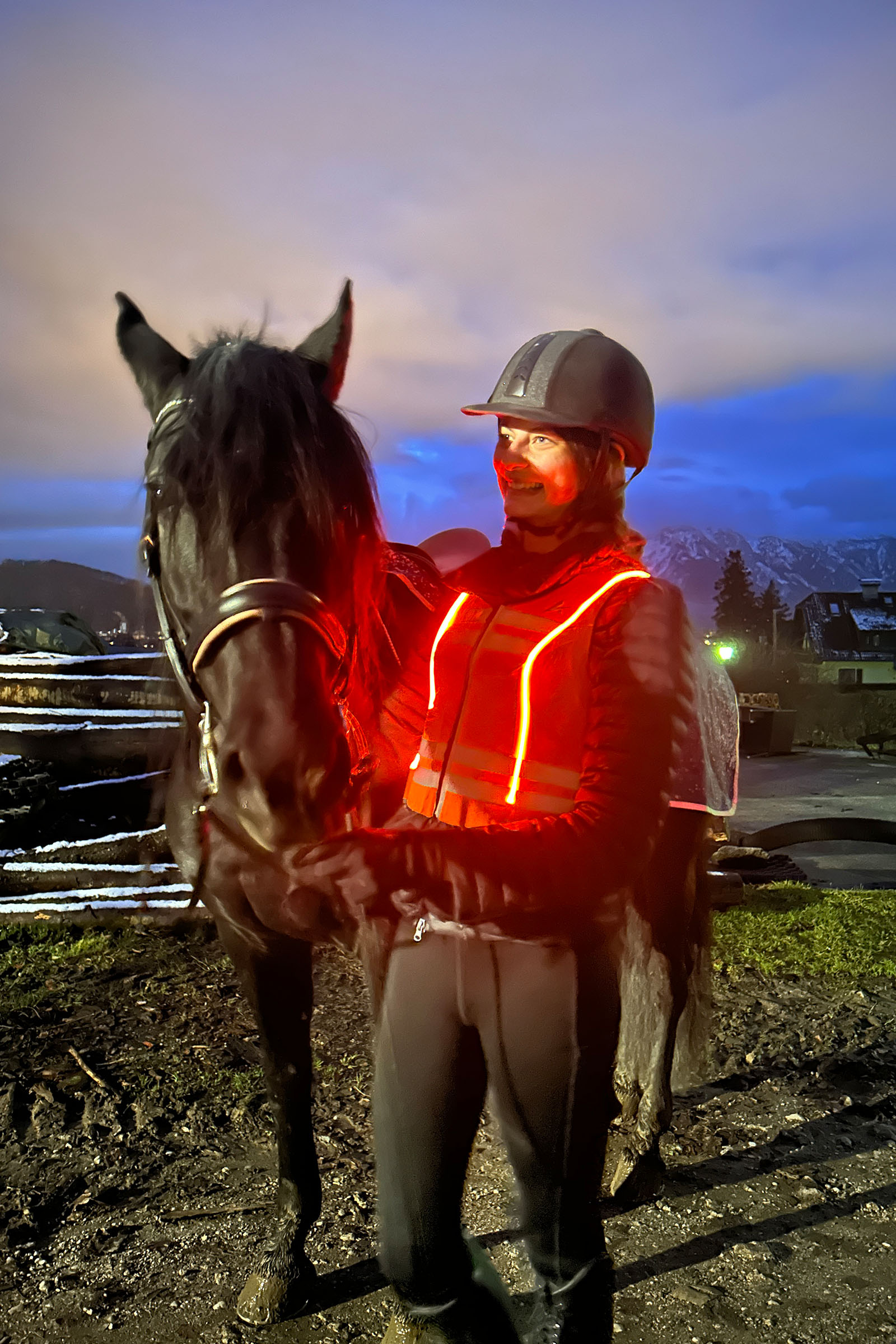 Komperdell Ballistic High Visibility FlexFit R&uuml;ckenprotektor, wendbar