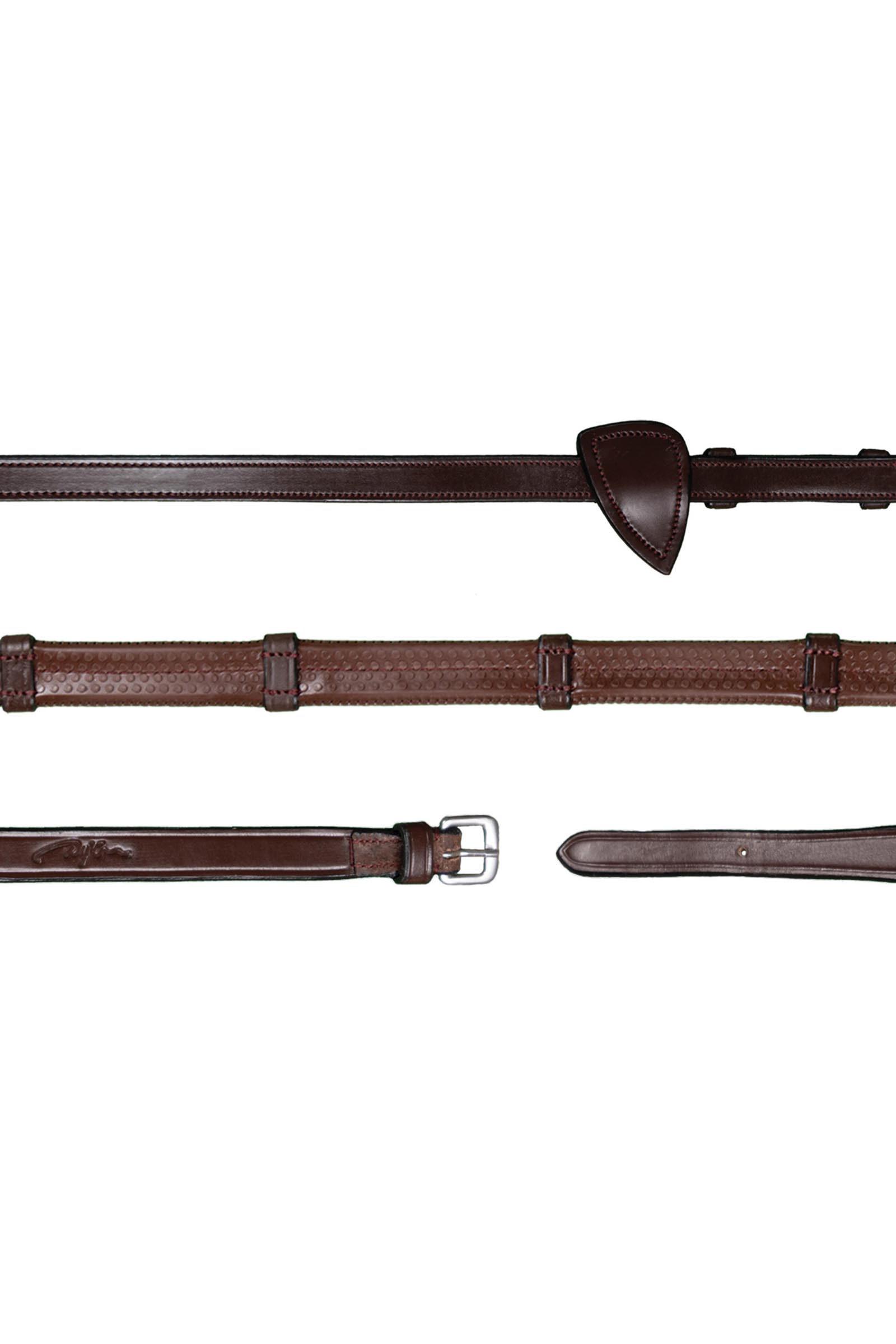 Dy'on New English Collection Gummiz&uuml;gel 13 mm mit 7 Lederstoppern  