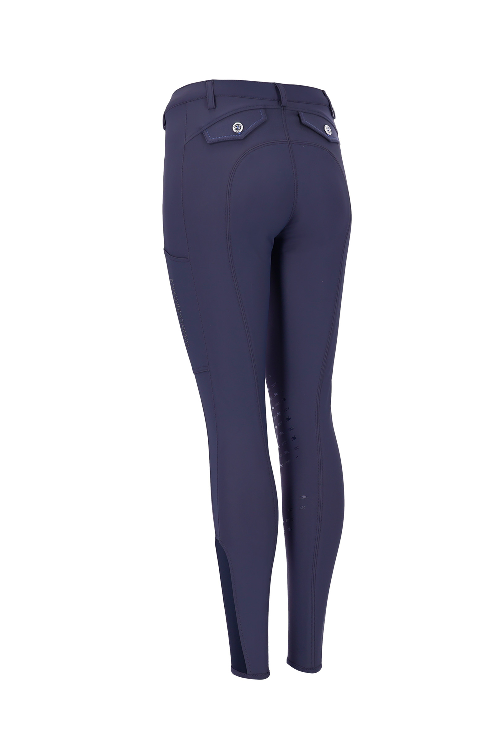 dark blue Schockemöhle Sports Damen-Reithose Eleonore II mit Kniebesatz